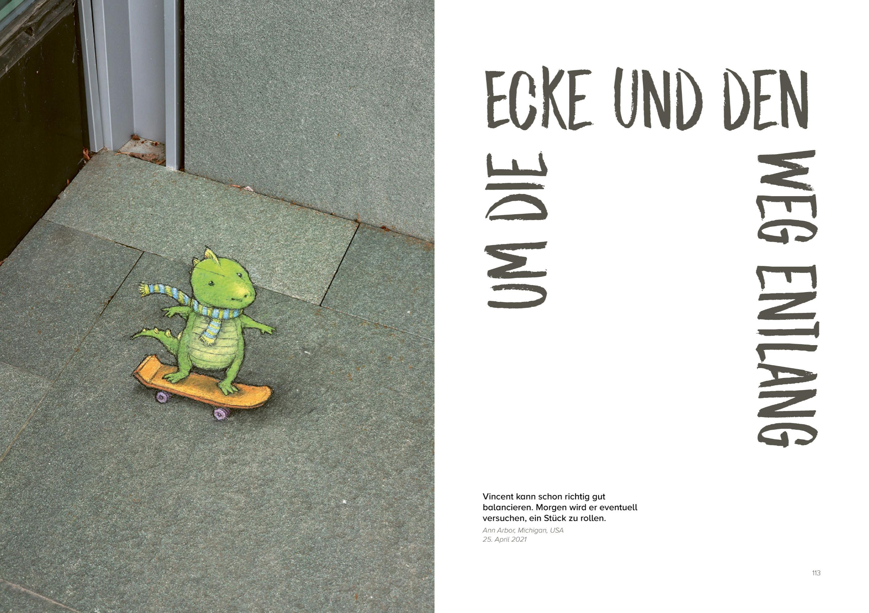 Beispielinhalt (Bild) David Zinn. Street Art