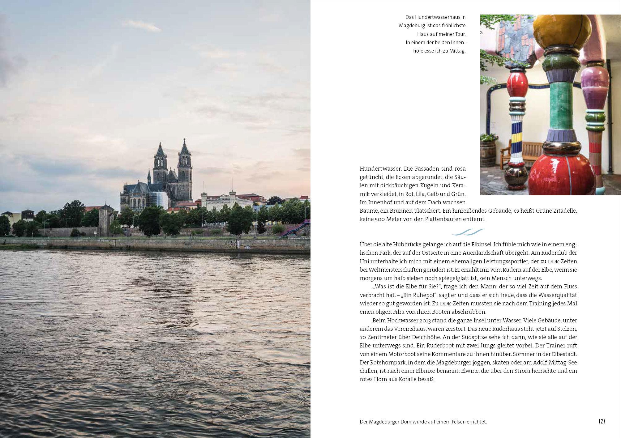 Beispielinhalt (Bild) Rad, Land, Fluss