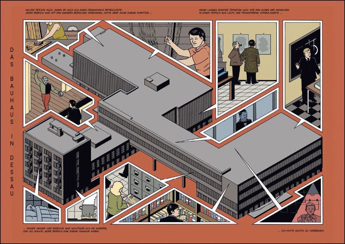 Beispielinhalt (Bild) Bauhaus - Die illustrierte Geschichte