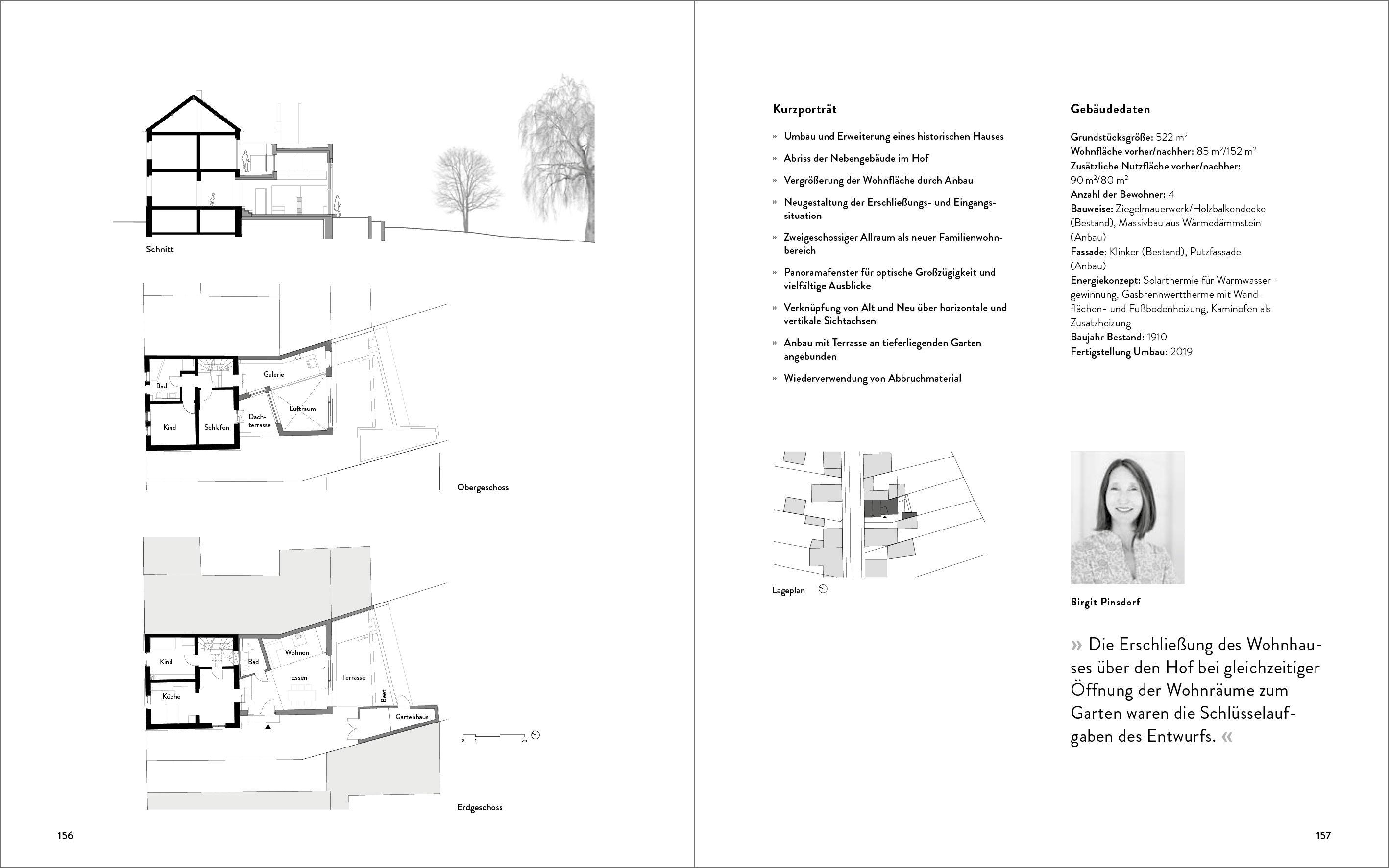 Beispielinhalt (Bild) Umgebaute Häuser