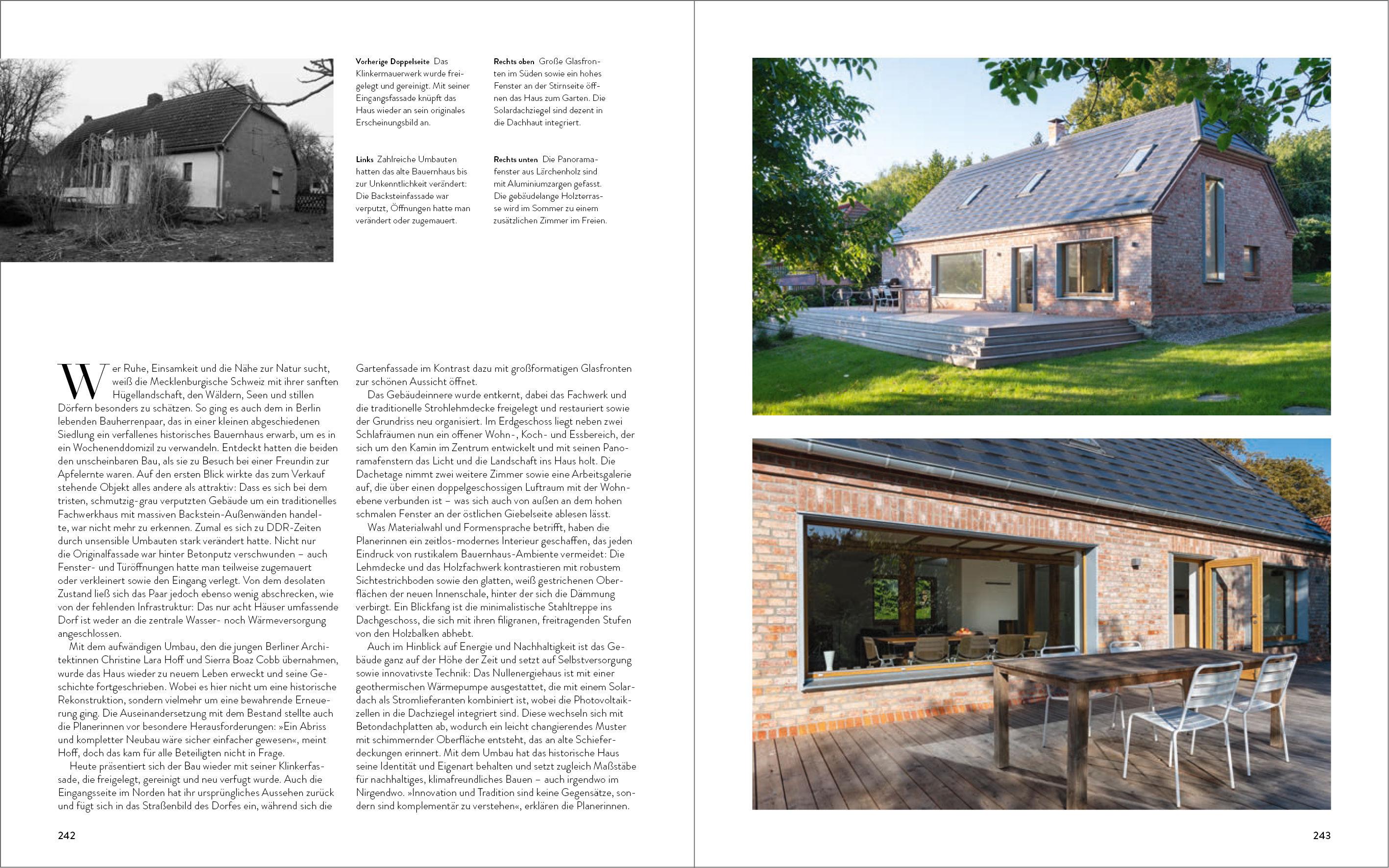 Beispielinhalt (Bild) Umgebaute Häuser