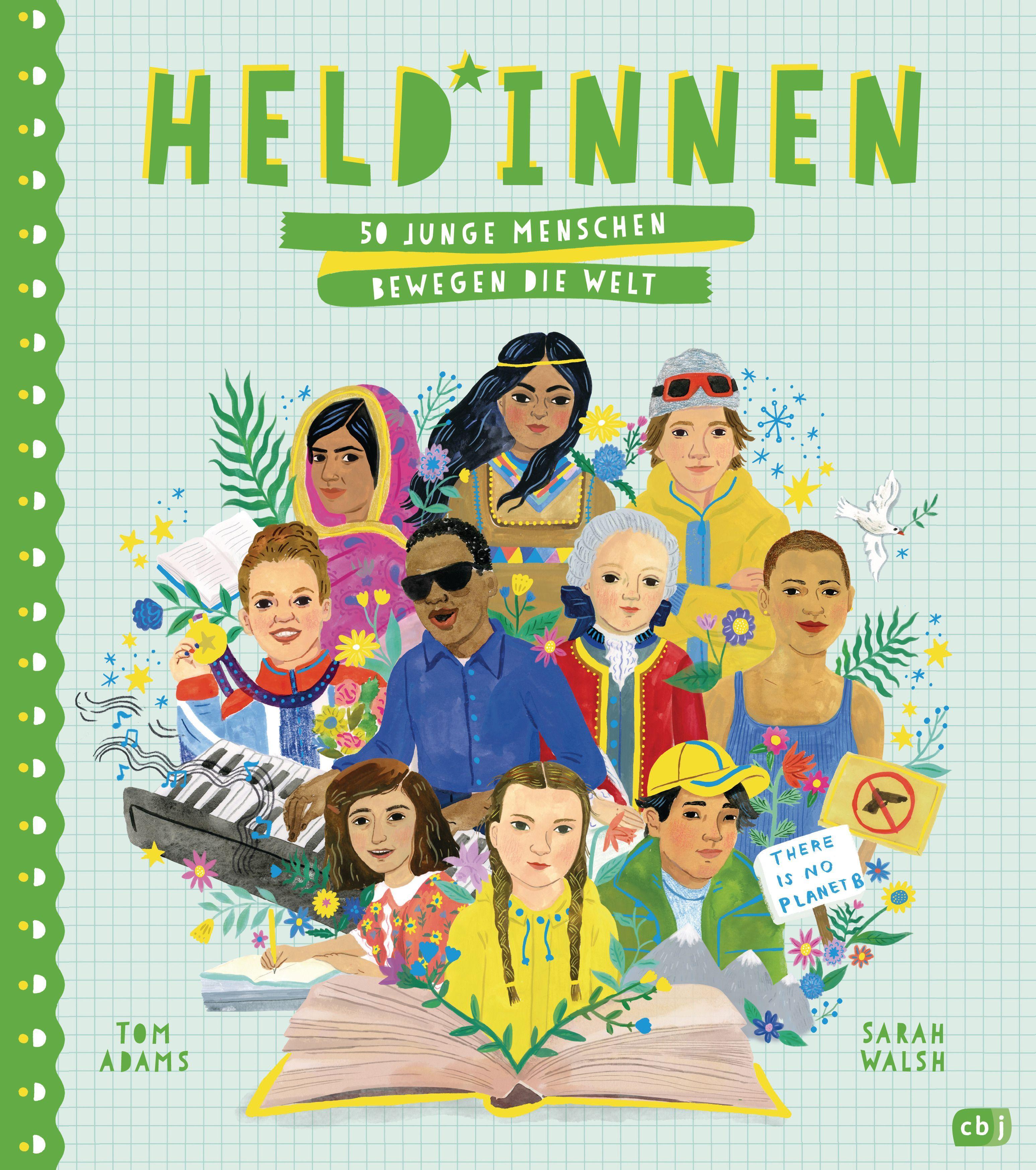 Vorderes Coverbild Held*innen - 50 junge Menschen bewegen die Welt