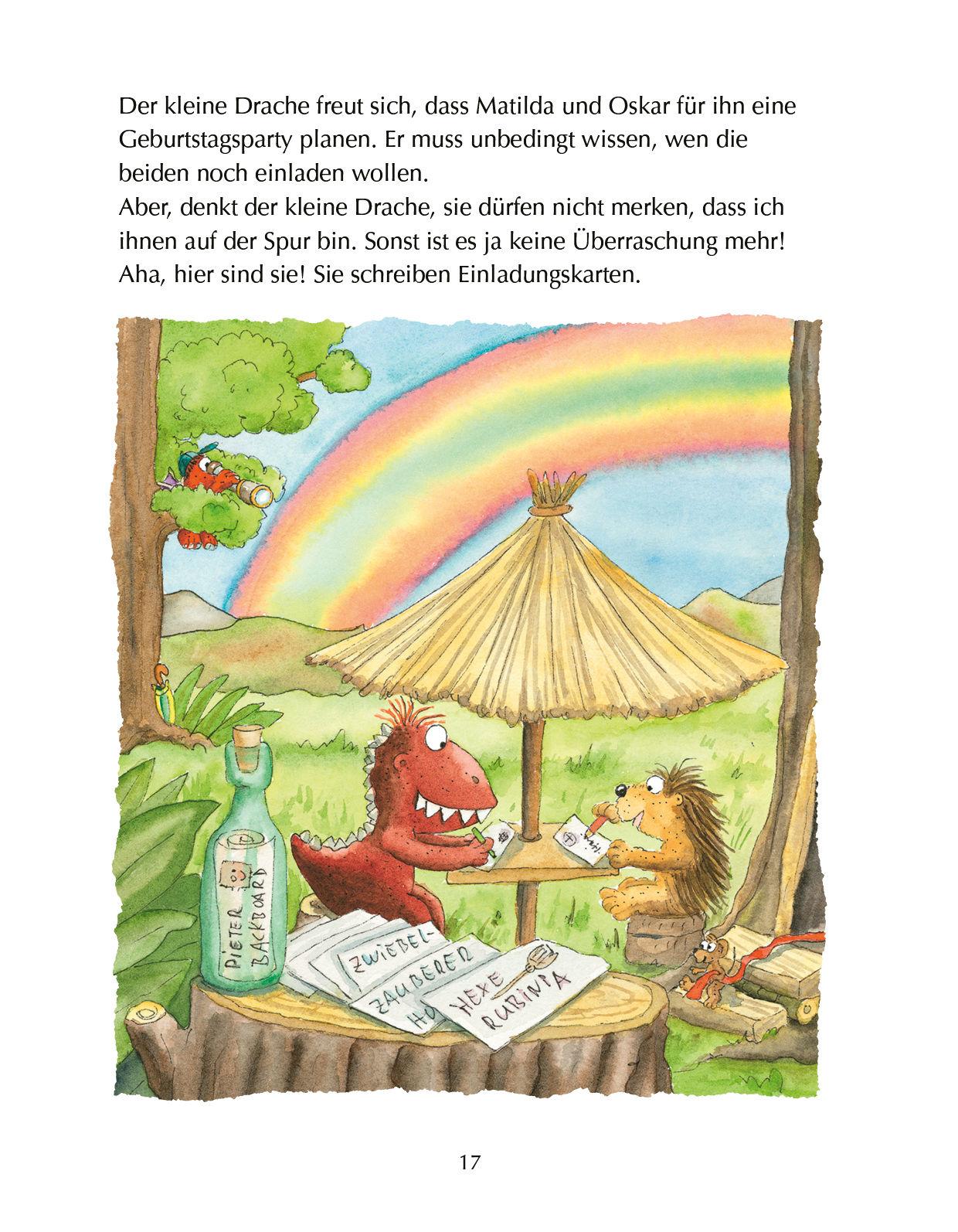 Beispielinhalt (Bild) Der kleine Drache Kokosnuss und die Geburtstagsparty