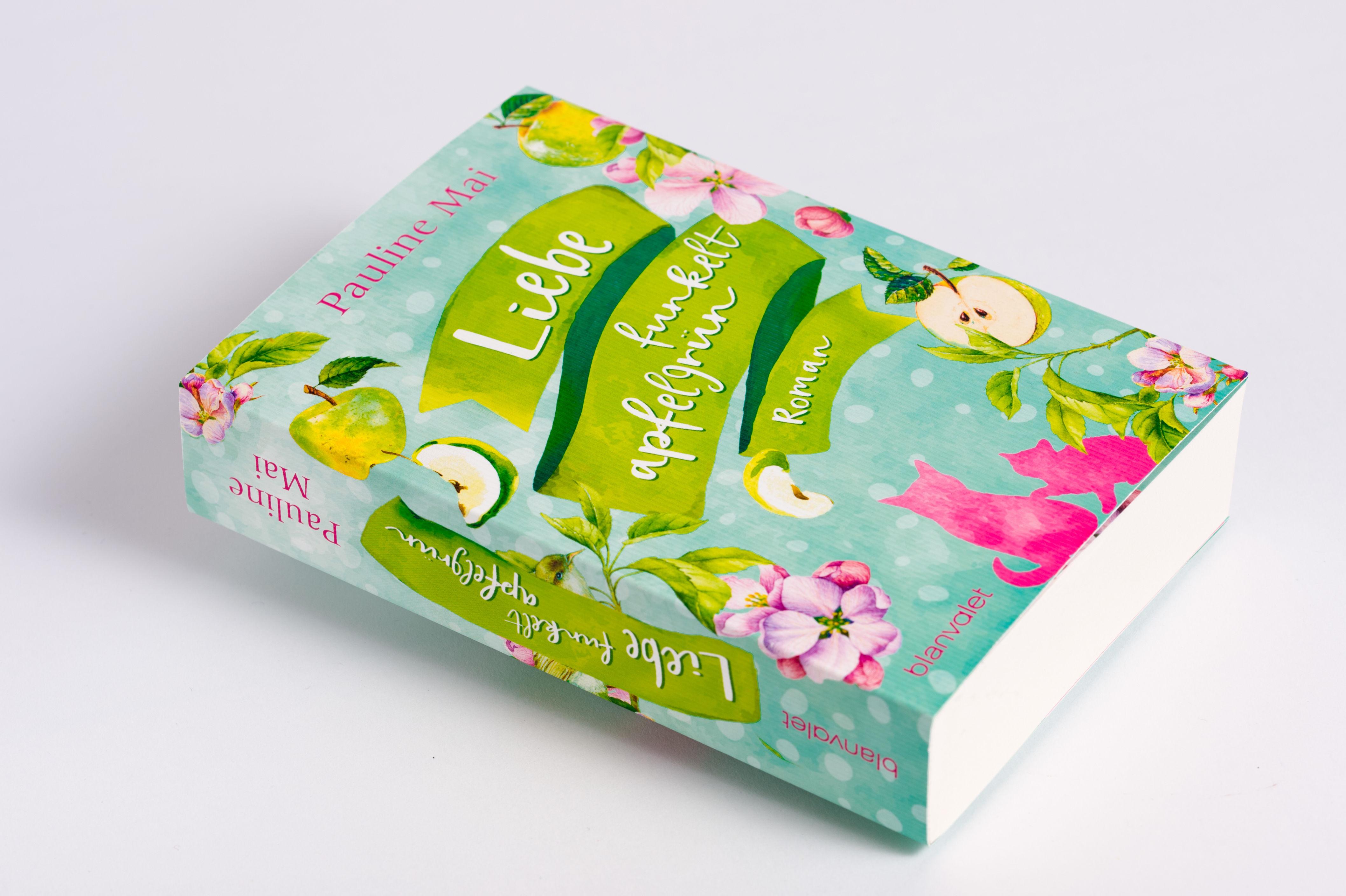 Beispielinhalt (Bild) Liebe funkelt apfelgrün