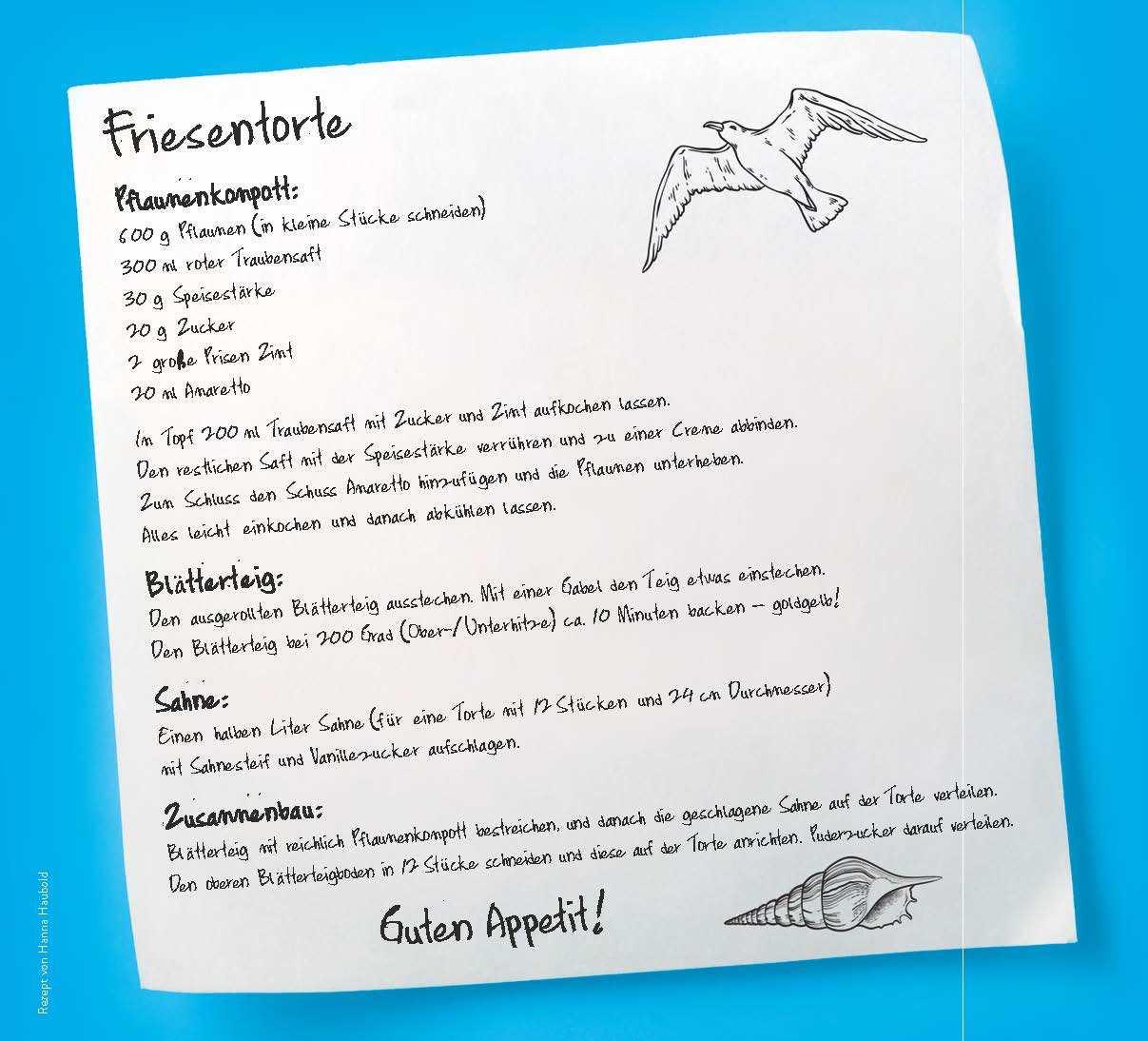 Beispielinhalt (Bild) Friesentorte für Fortgeschrittene