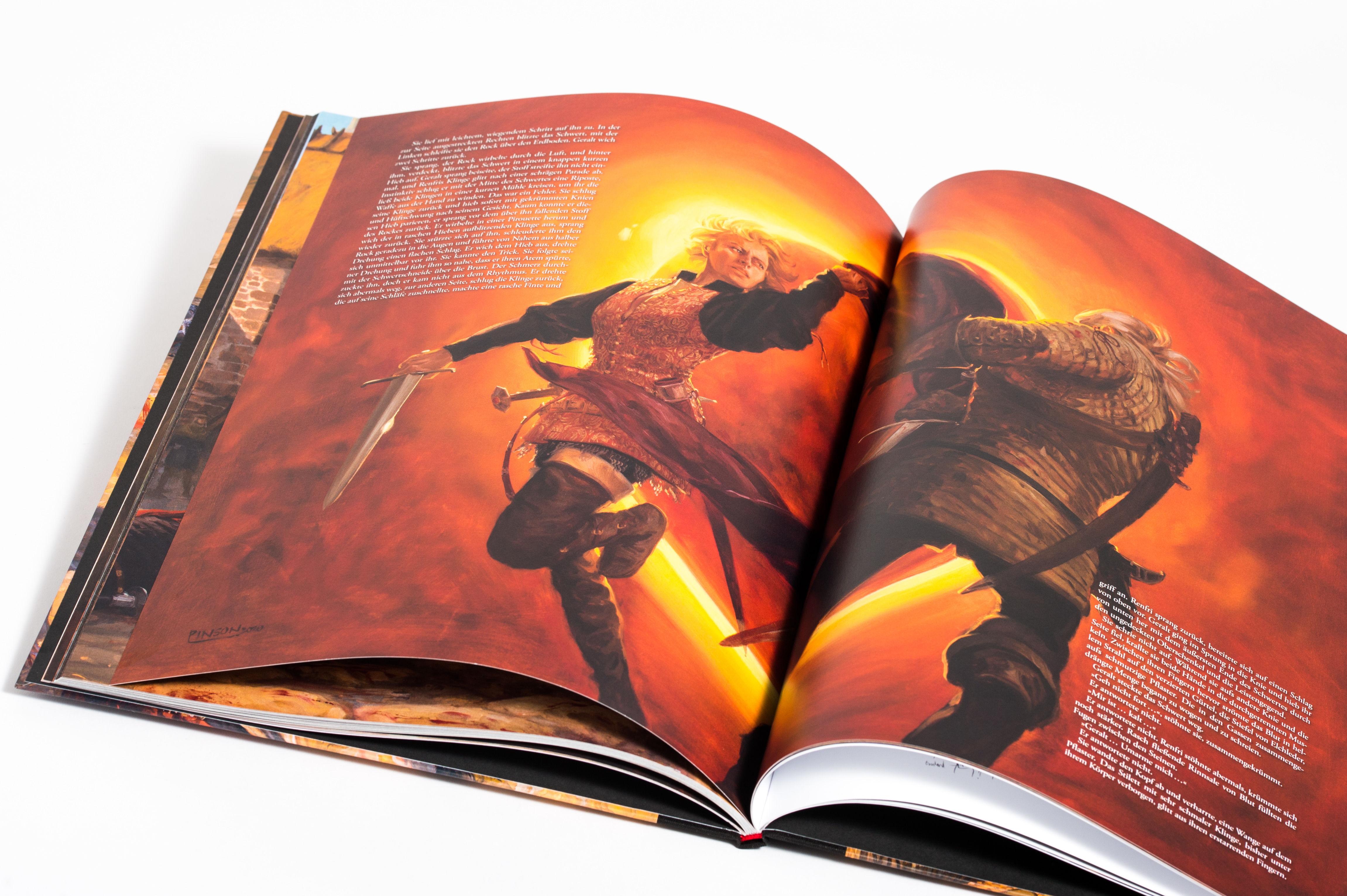 Beispielinhalt (Bild) The Witcher Illustrated - Das kleinere Übel