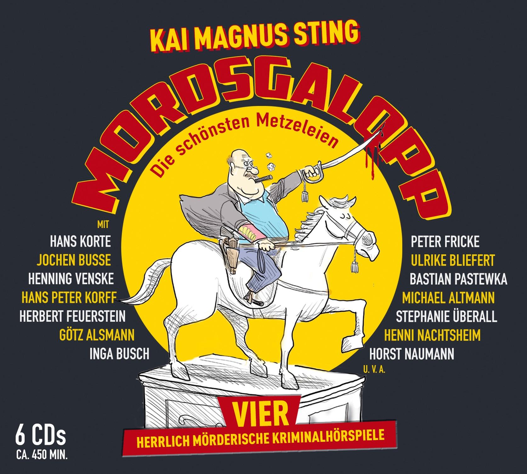 Vorderes Coverbild MORDSGALOPP - Vier herrlich mörderische Krimi-Hörspiele