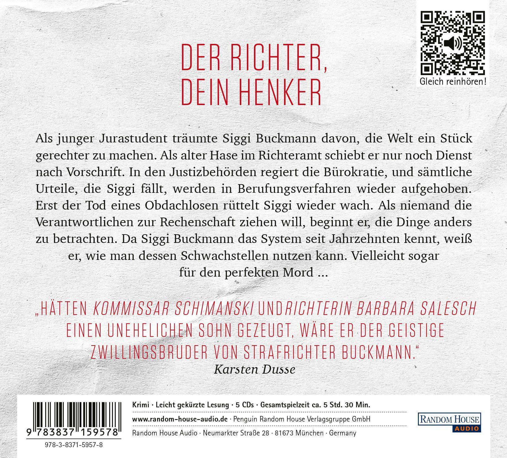 Beispielinhalt (Bild) Richter morden besser