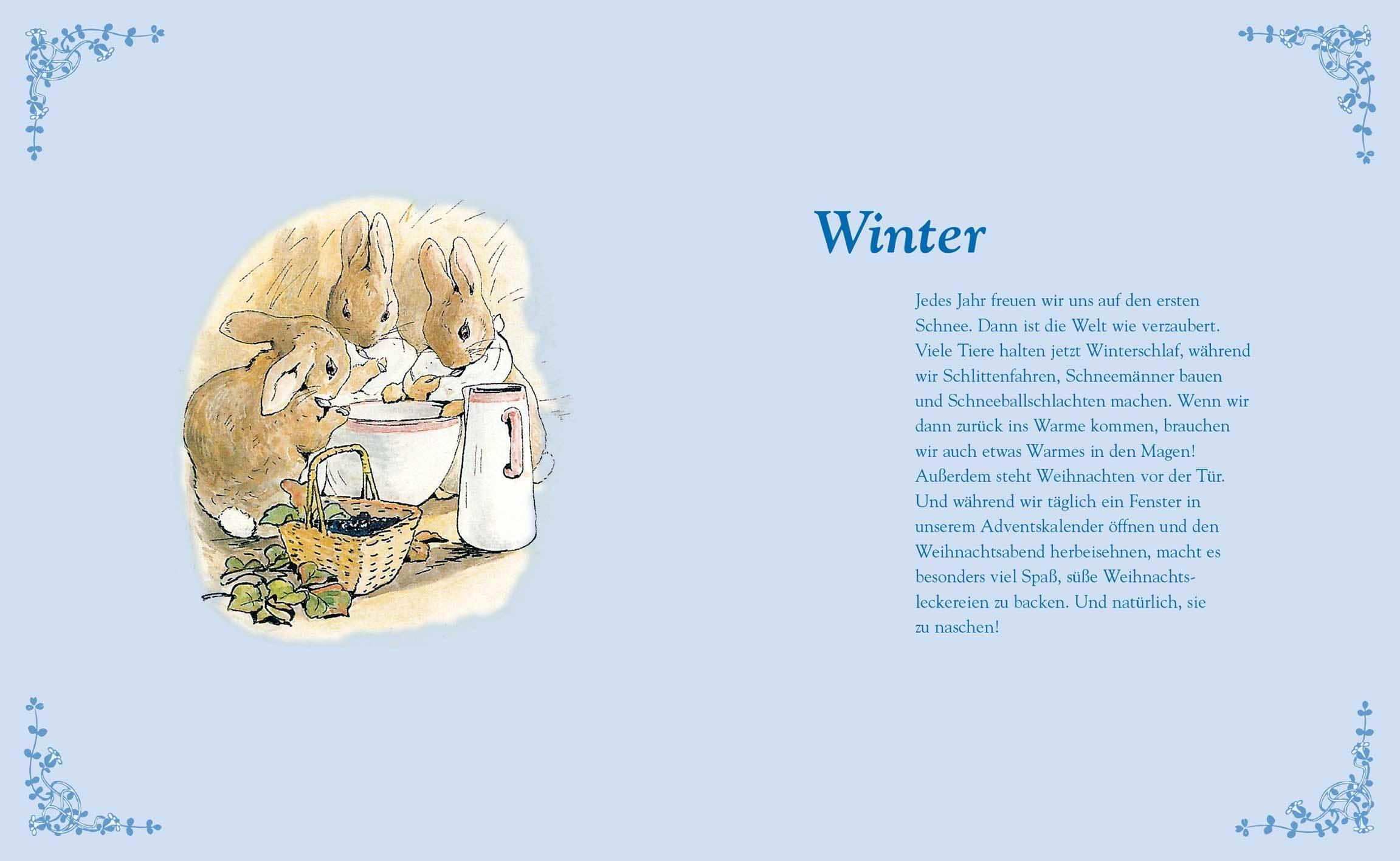 Beispielinhalt (Bild) Beatrix Potter: Mein großes Peter-Hase-Kochbuch