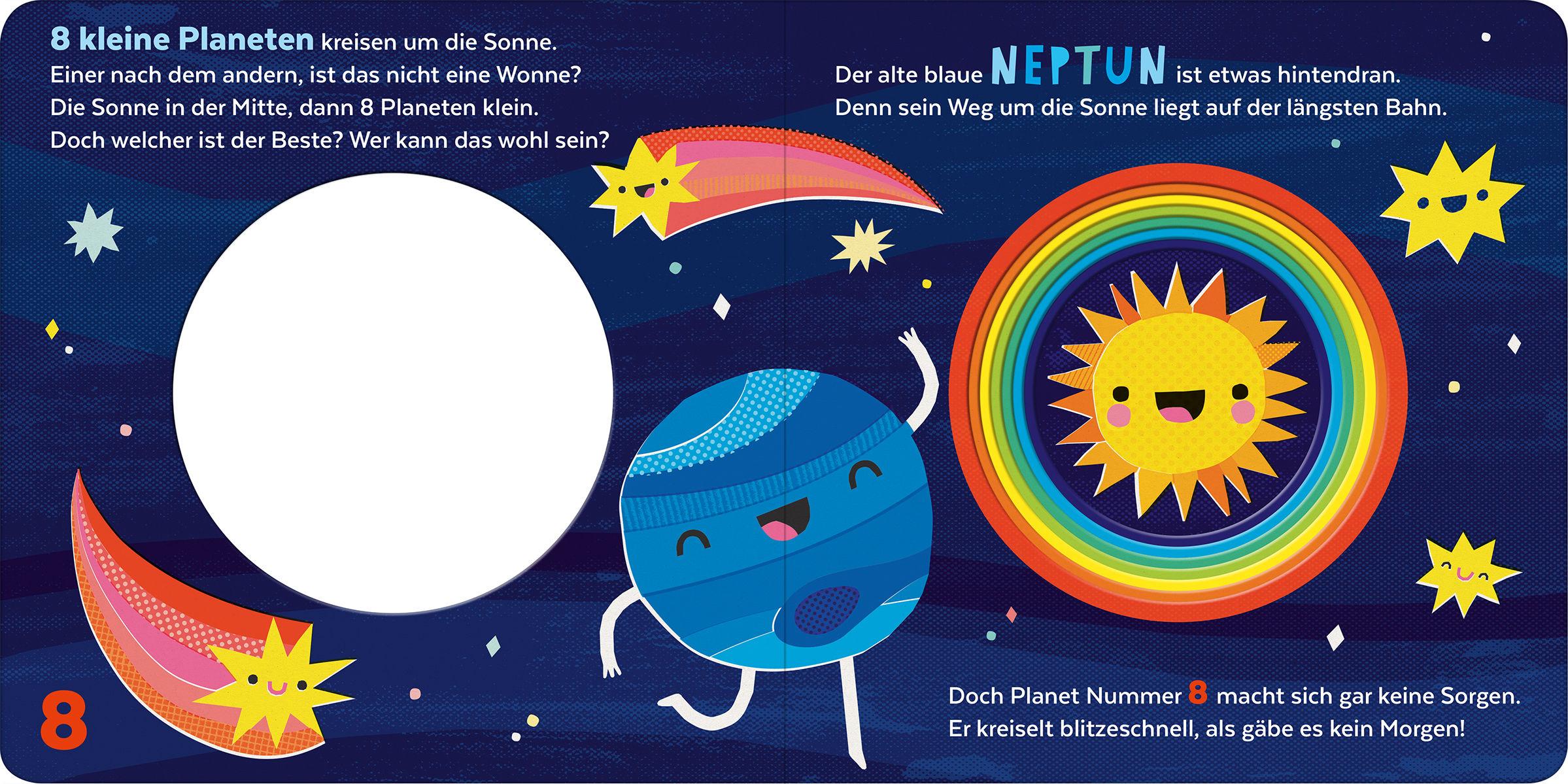 Beispielinhalt (Bild) Unsere 8 Planeten