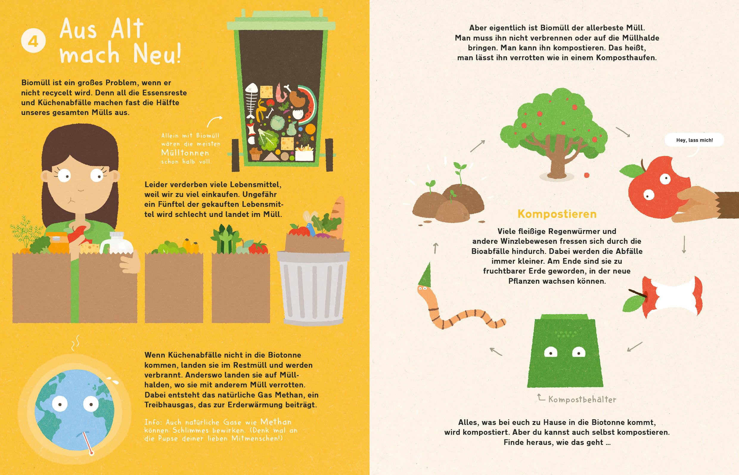 Beispielinhalt (Bild) Unsere Erde braucht dich! - Was du tun kannst, um Müll zu vermeiden