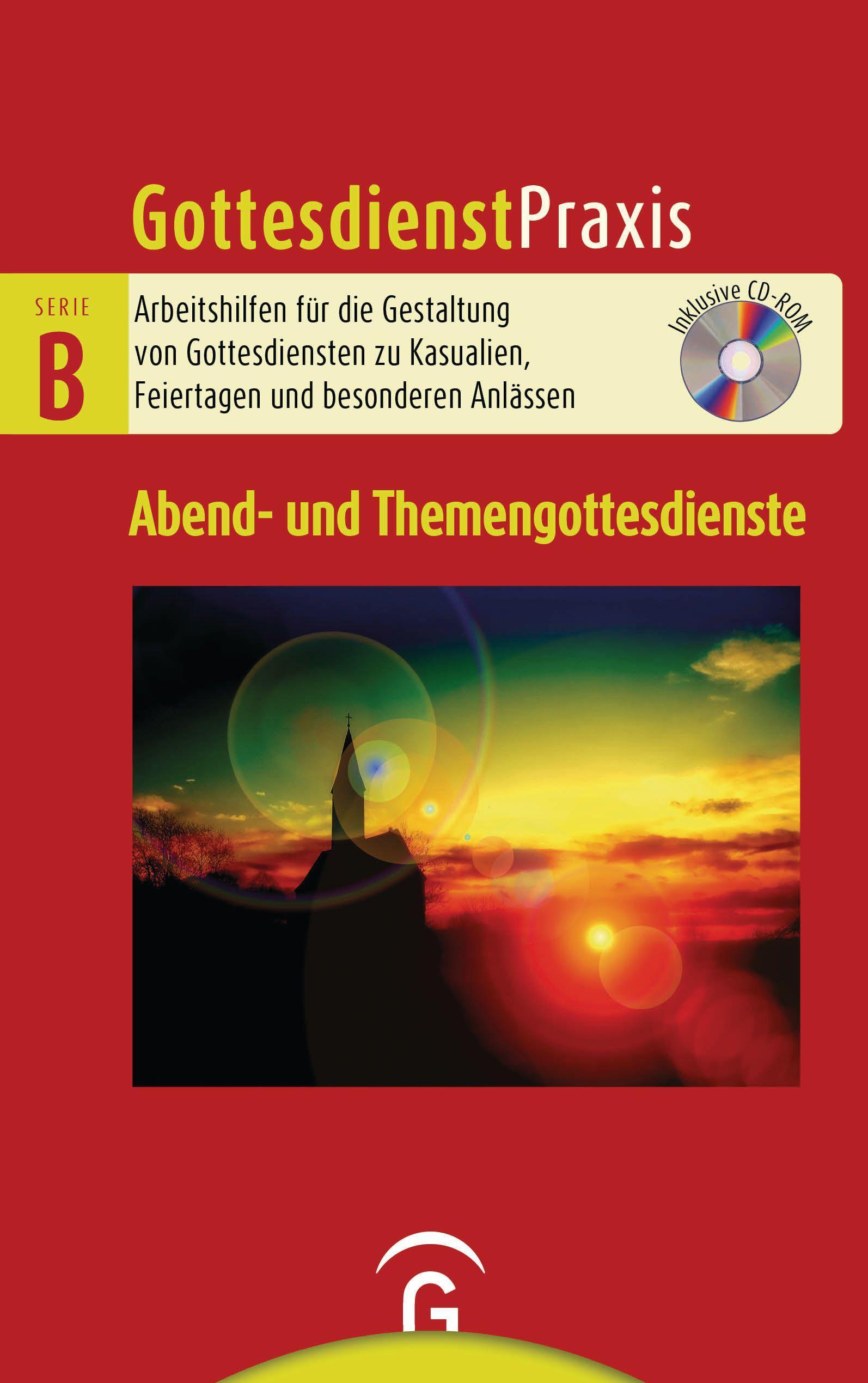 Vorderes Coverbild Abend- und Themengottesdienste mit CD-ROM