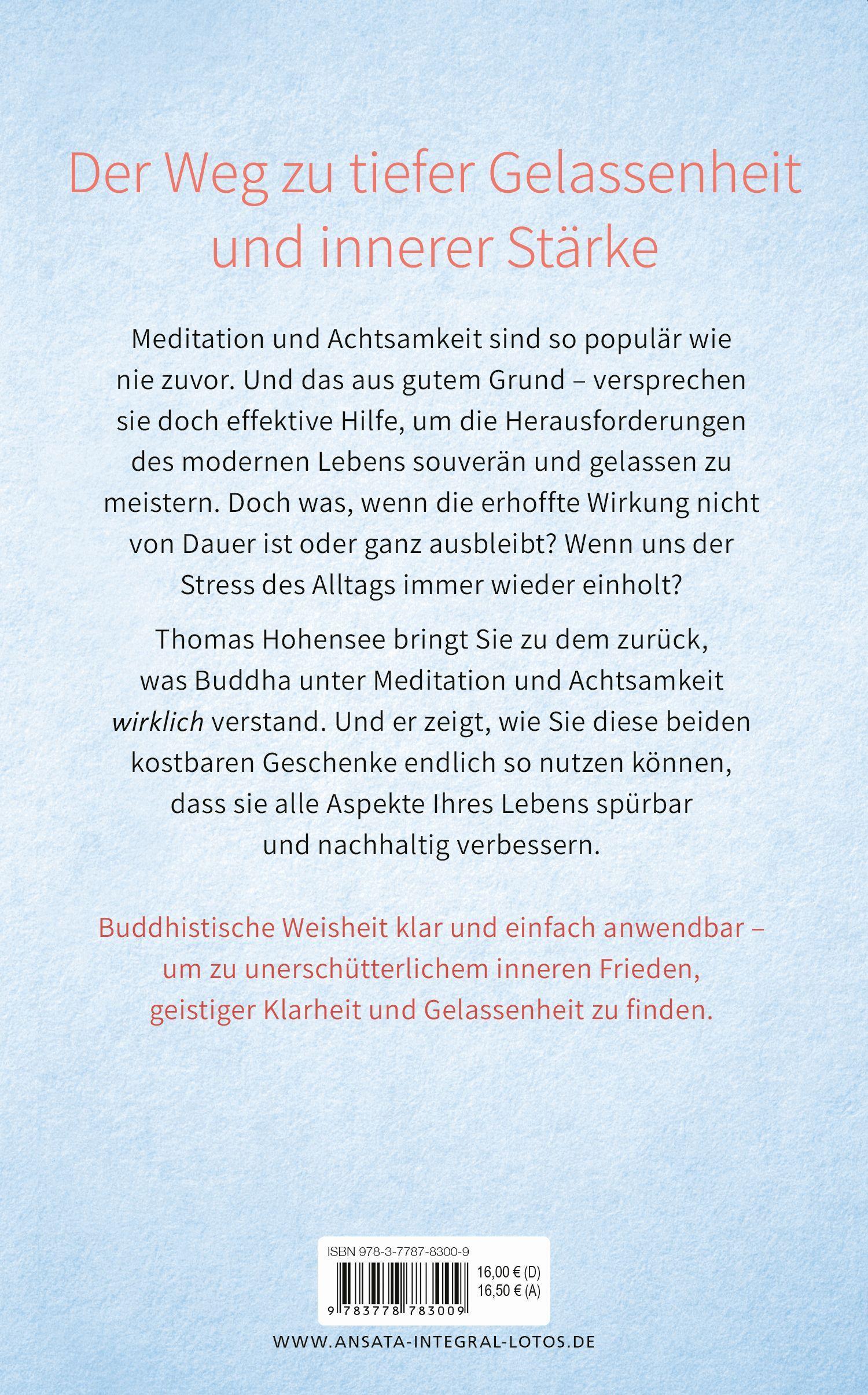 Beispielinhalt (Bild) Buddhas kostbare Geschenke an dich