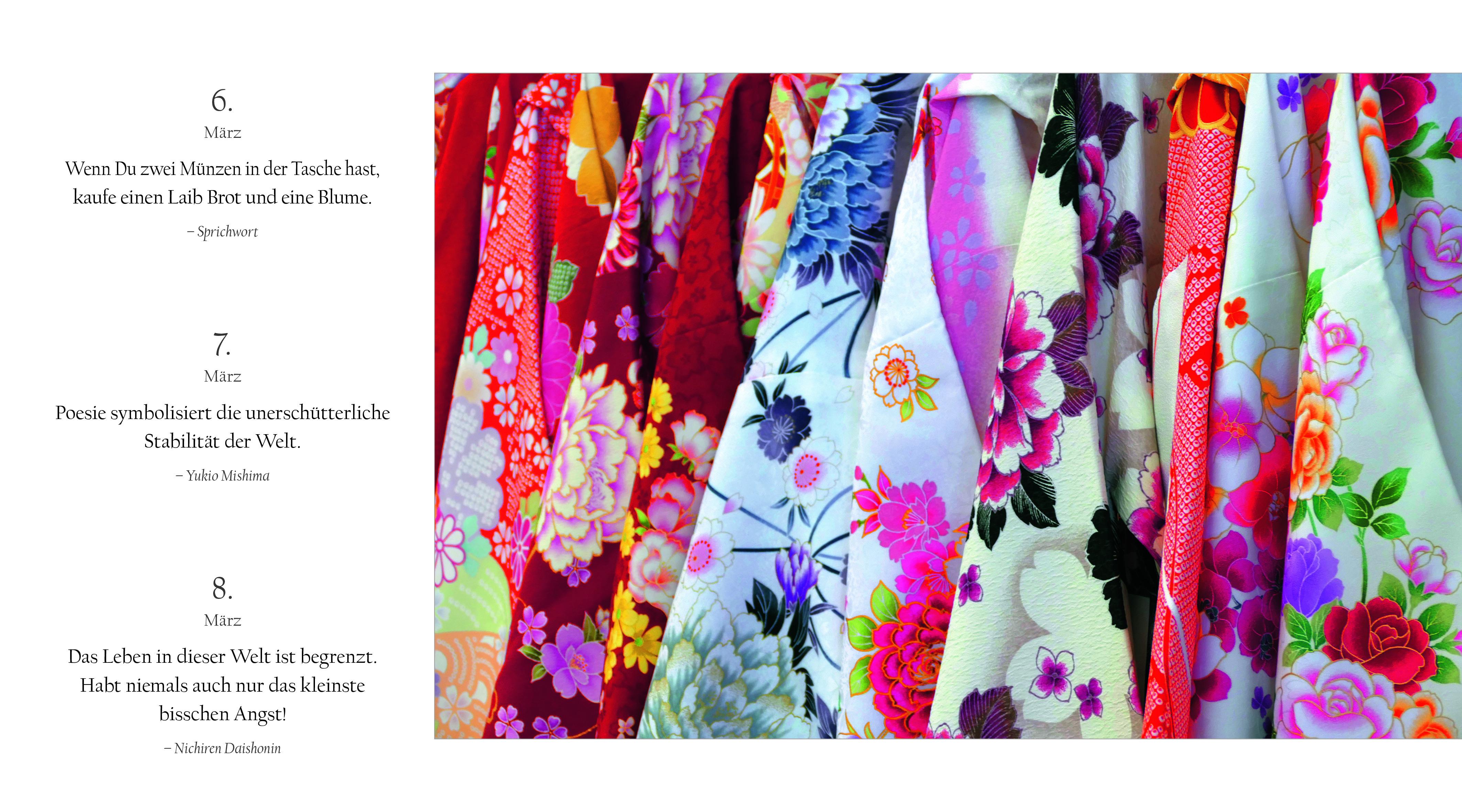 Beispielinhalt (Bild) 365 Tage japanische Weisheiten