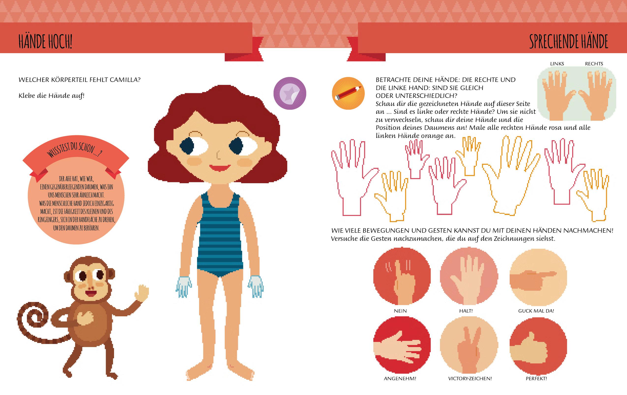 Beispielinhalt (Bild) Mein erstes Buch: Der menschliche Körper