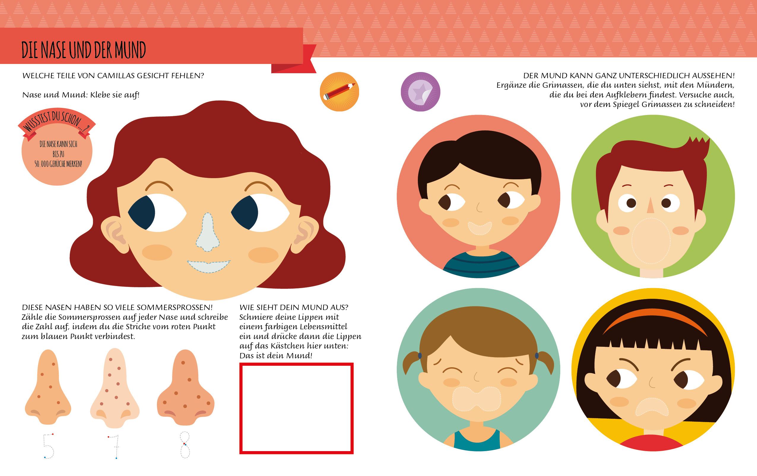 Beispielinhalt (Bild) Mein erstes Buch: Der menschliche Körper