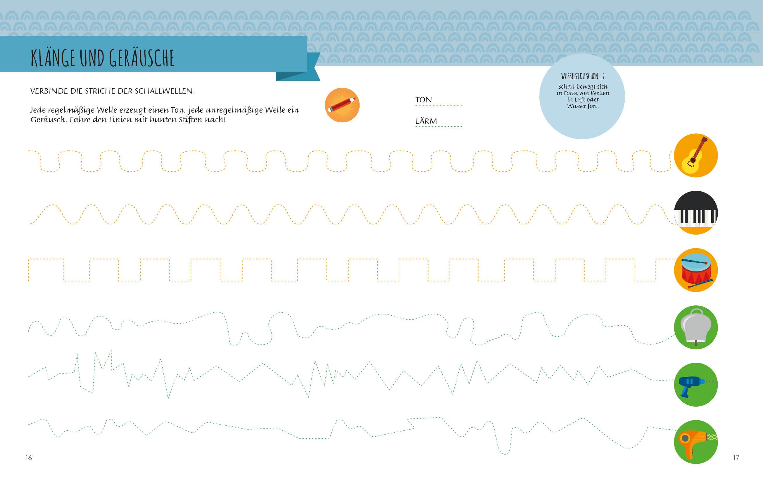Beispielinhalt (Bild) Mein erstes Buch: Die fünf Sinne