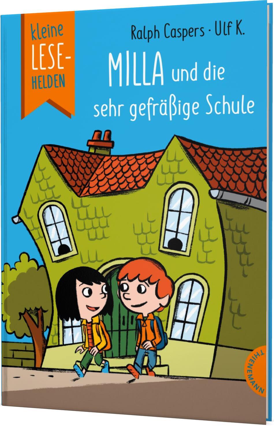 Vorderes Coverbild Kleine Lesehelden: Milla und die sehr gefräßige Schule