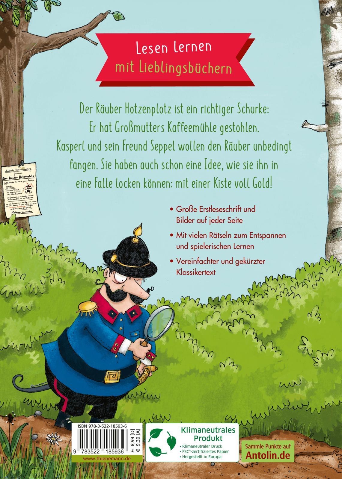 Rückseitencover Kleine Lesehelden: Der Räuber Hotzenplotz