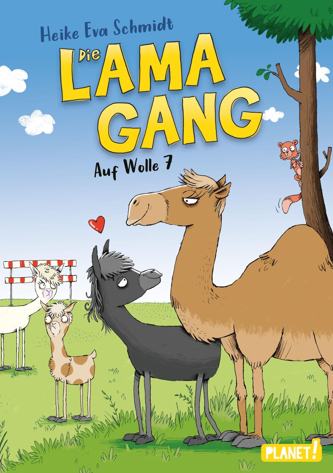Vorderes Coverbild Die Lama-Gang. Mit Herz & Spucke 2: Auf Wolle 7