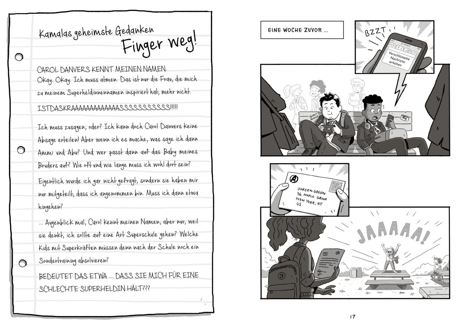 Beispielinhalt (Bild) Avengers 1: Willkommen in der Superheldenschule