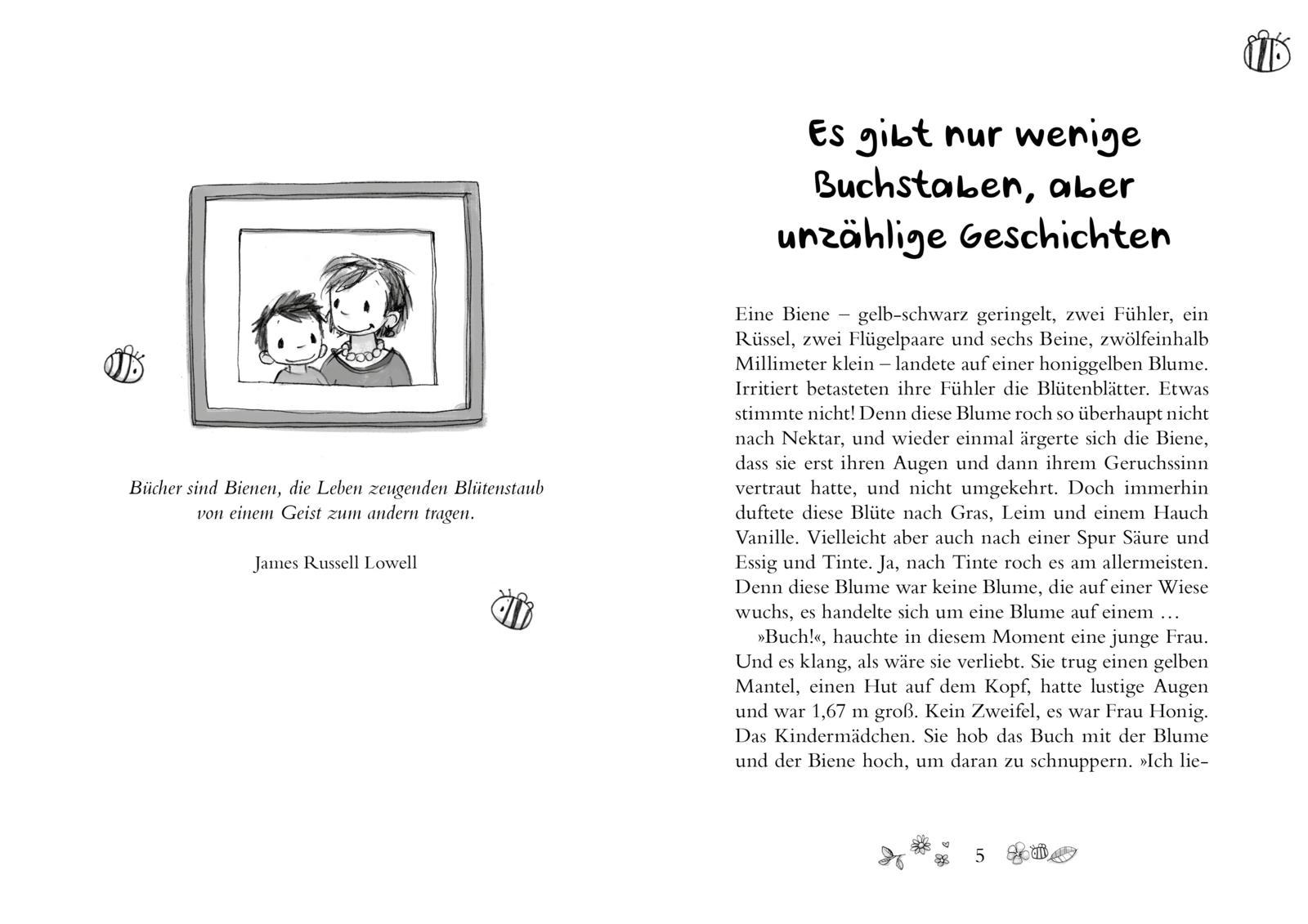 Beispielinhalt (Bild) Frau Honig und die Magie der Worte