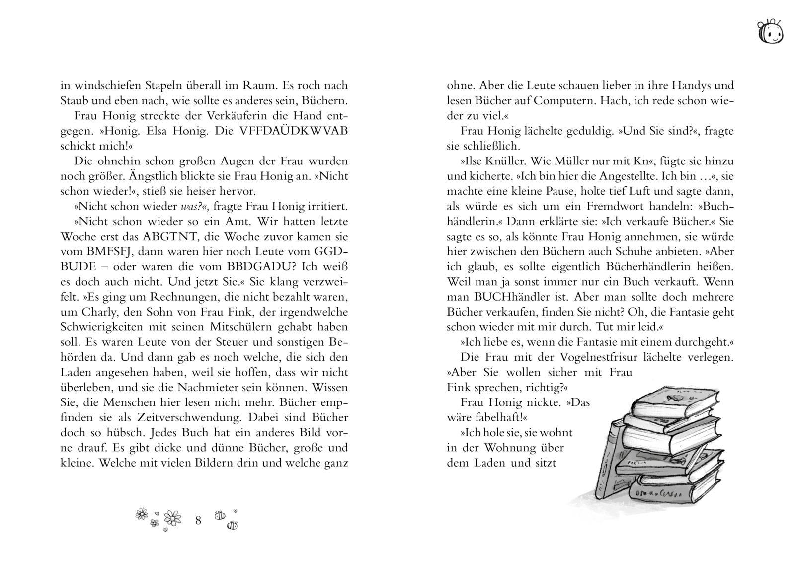 Beispielinhalt (Bild) Frau Honig und die Magie der Worte