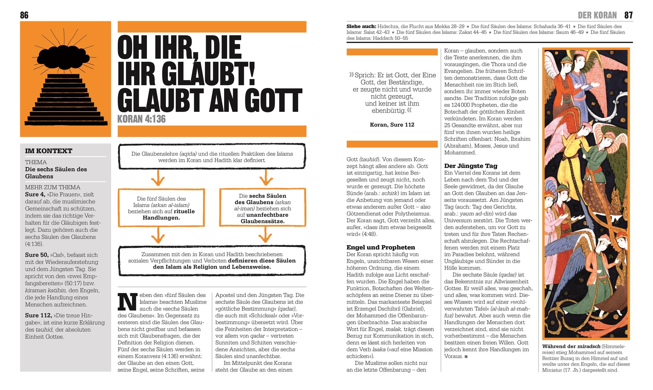 Beispielinhalt (Bild) Big Ideas. Das Islam-Buch