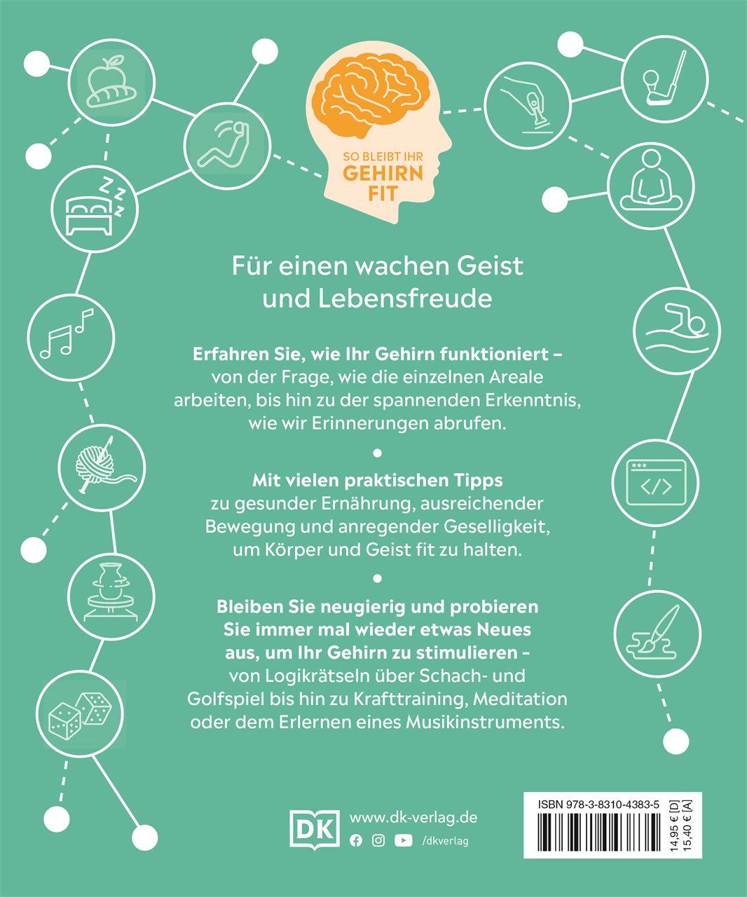 Rückseitencover So bleibt Ihr Gehirn fit