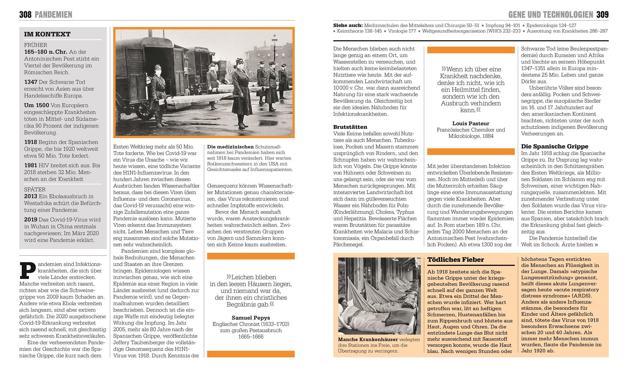 Beispielinhalt (Bild) Big Ideas. Das Medizin-Buch