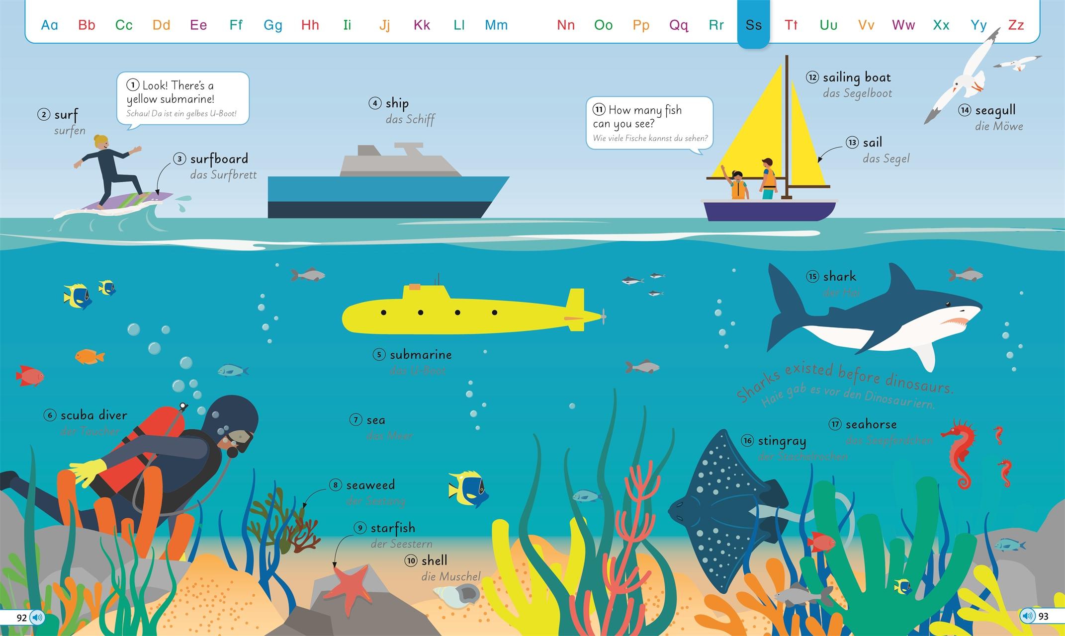 Beispielinhalt (Bild) Englisch für clevere Kids - Bildwörterbuch