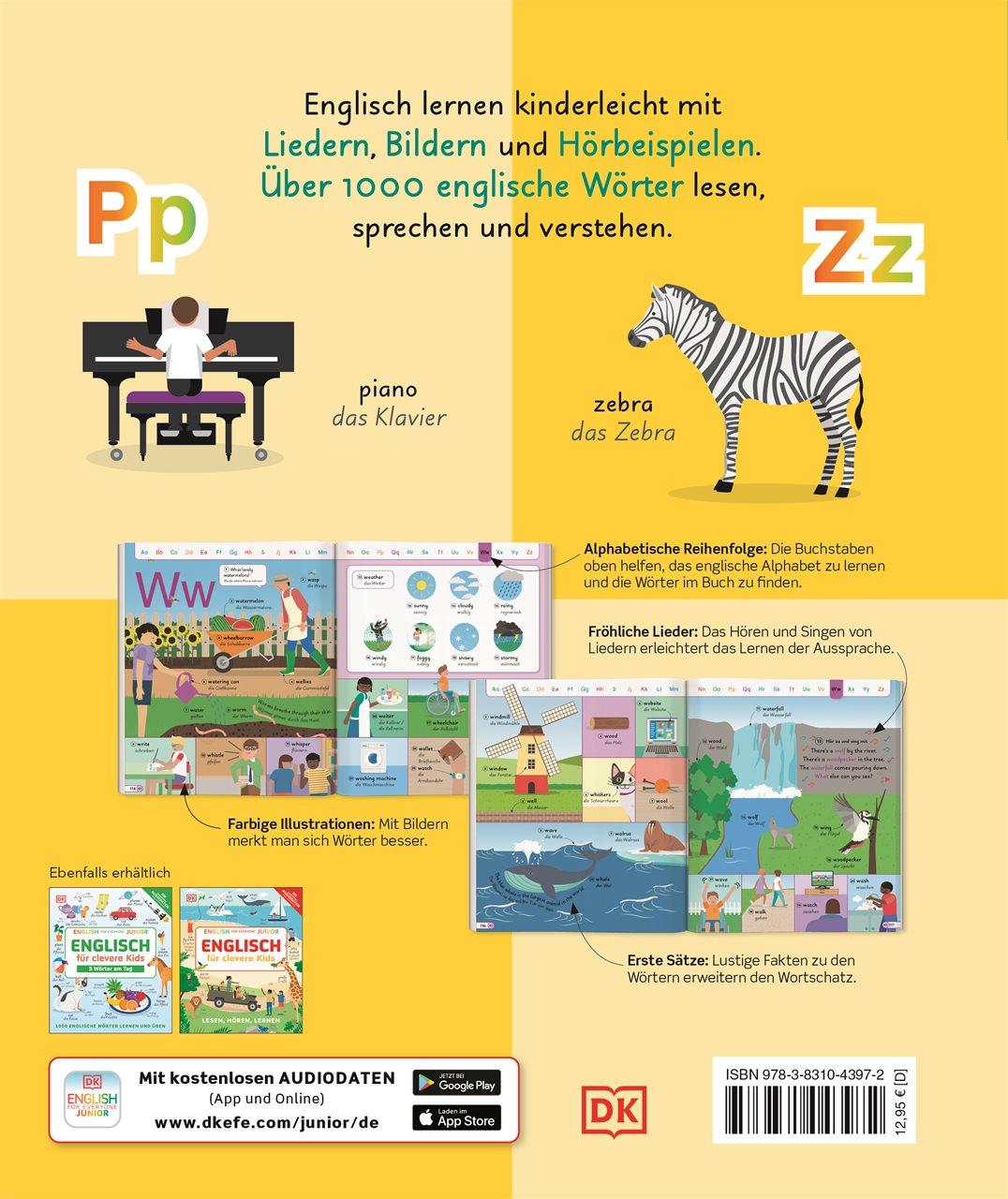 Rückseitencover Englisch für clevere Kids - Bildwörterbuch