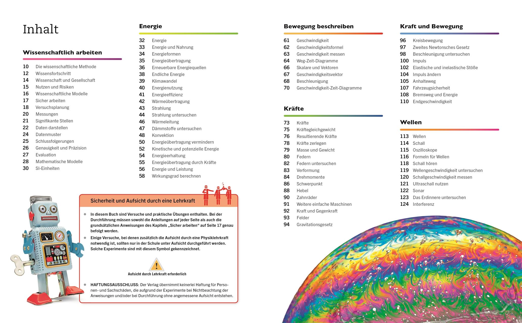 Beispielinhalt (Bild) Visuelles Wissen. Physik
