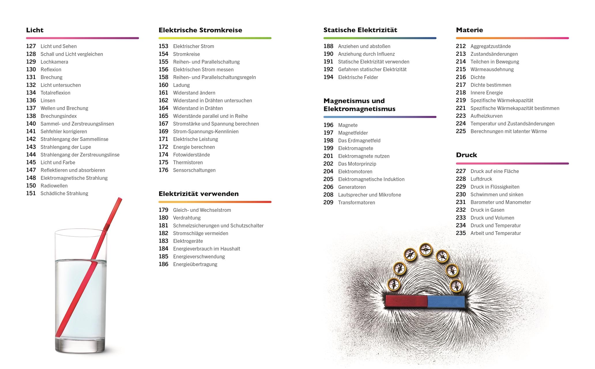 Beispielinhalt (Bild) Visuelles Wissen. Physik