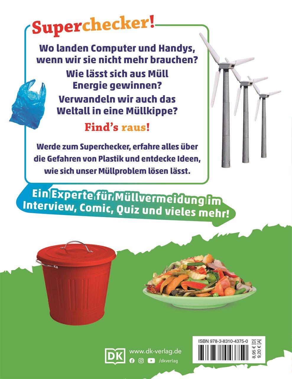 Rückseitencover Superchecker! Müll und Recycling