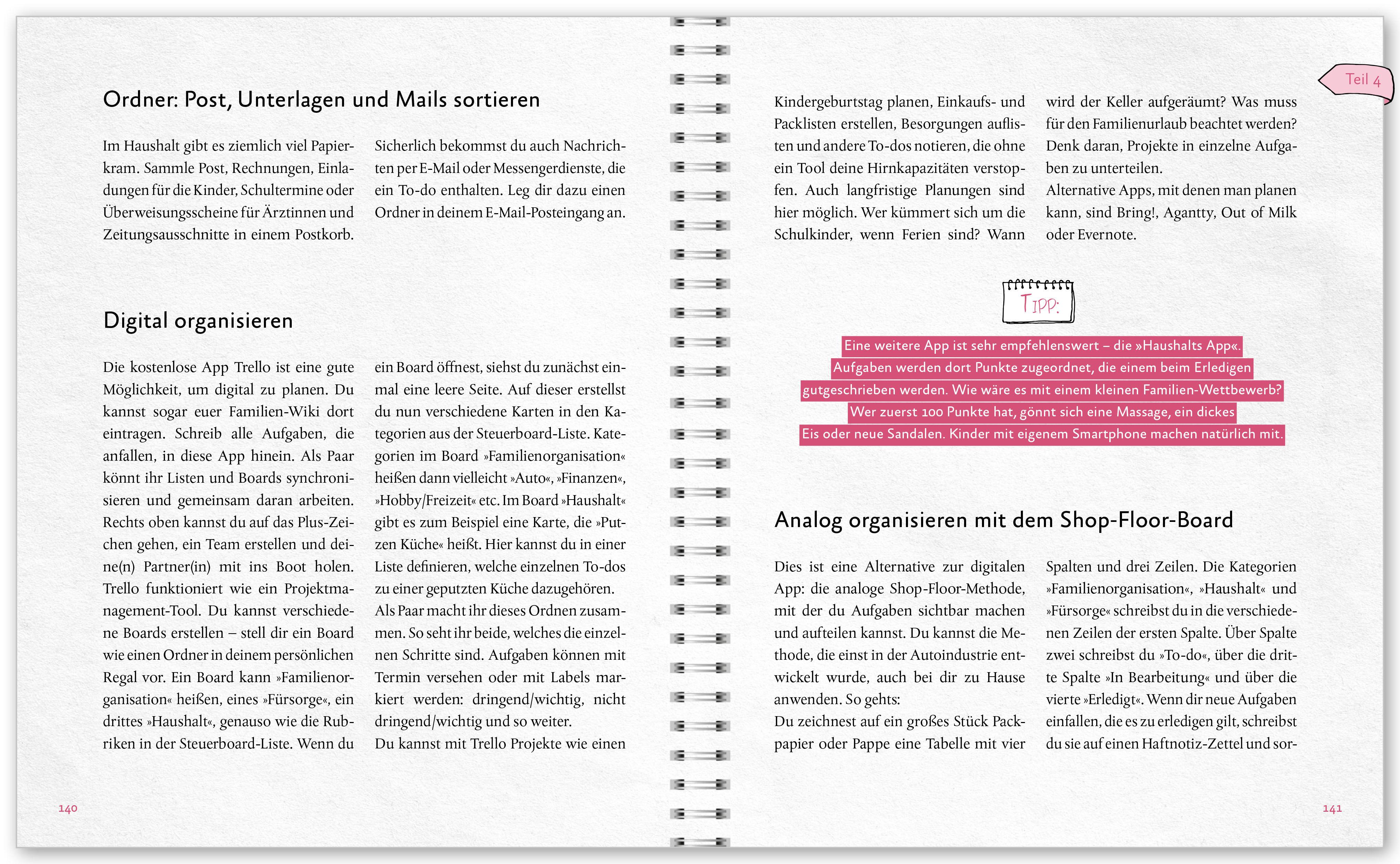 Beispielinhalt (Bild) Dein Workbook: Die Frau fürs Leben ist nicht das Mädchen für alles