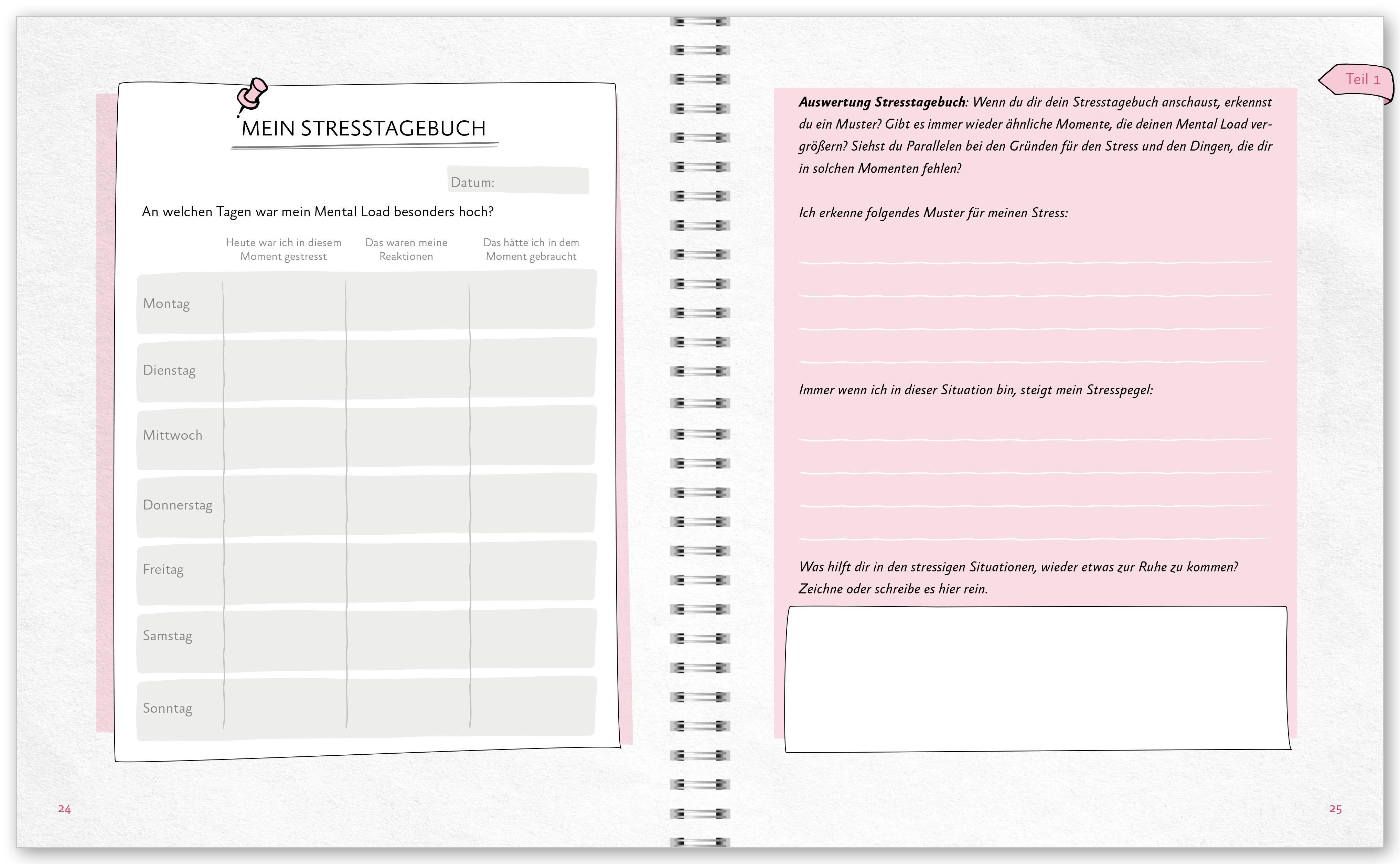 Beispielinhalt (Bild) Dein Workbook: Die Frau fürs Leben ist nicht das Mädchen für alles