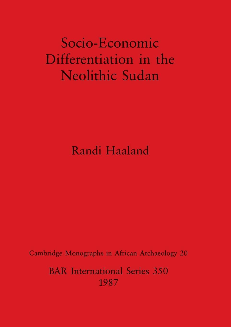 Vorderes Coverbild Socio-Economic Differentiation in the Neolithic Sudan