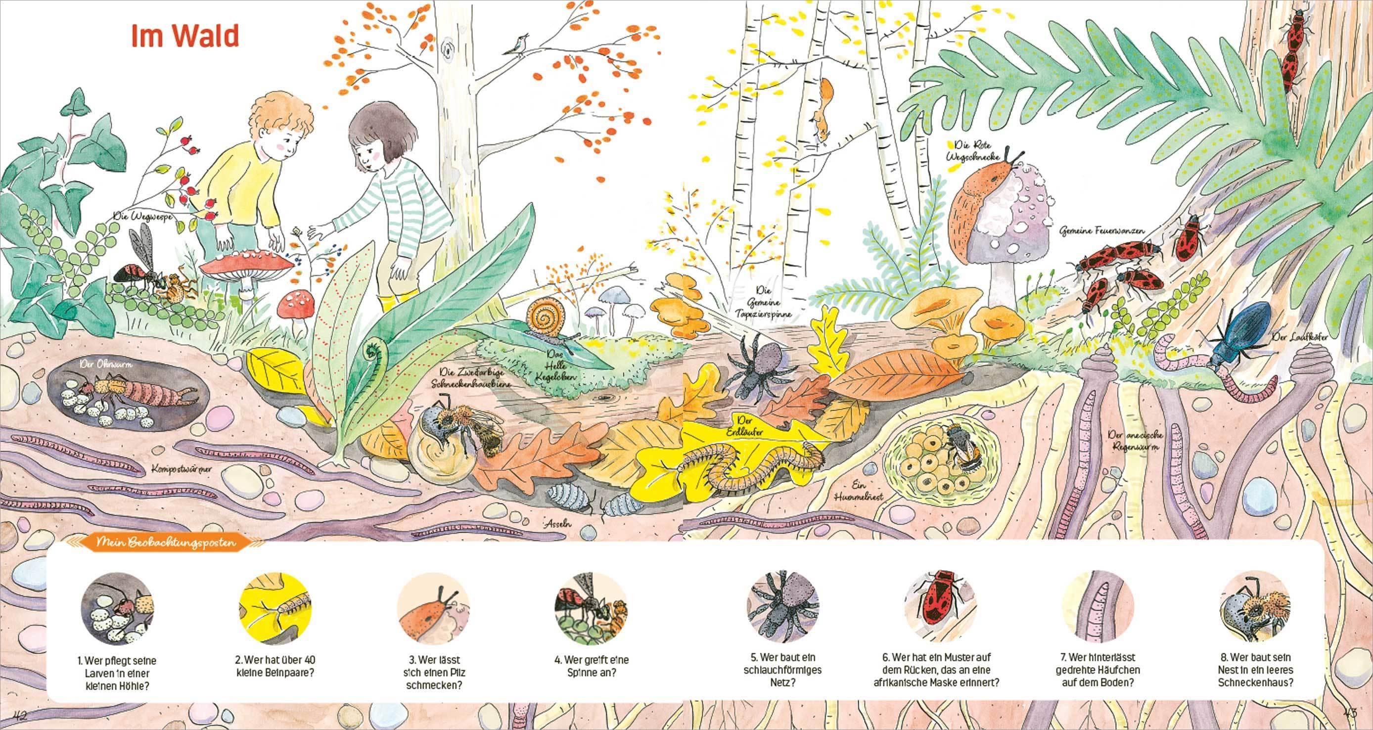 Beispielinhalt (Bild) Das große Buch der kleinen Tiere