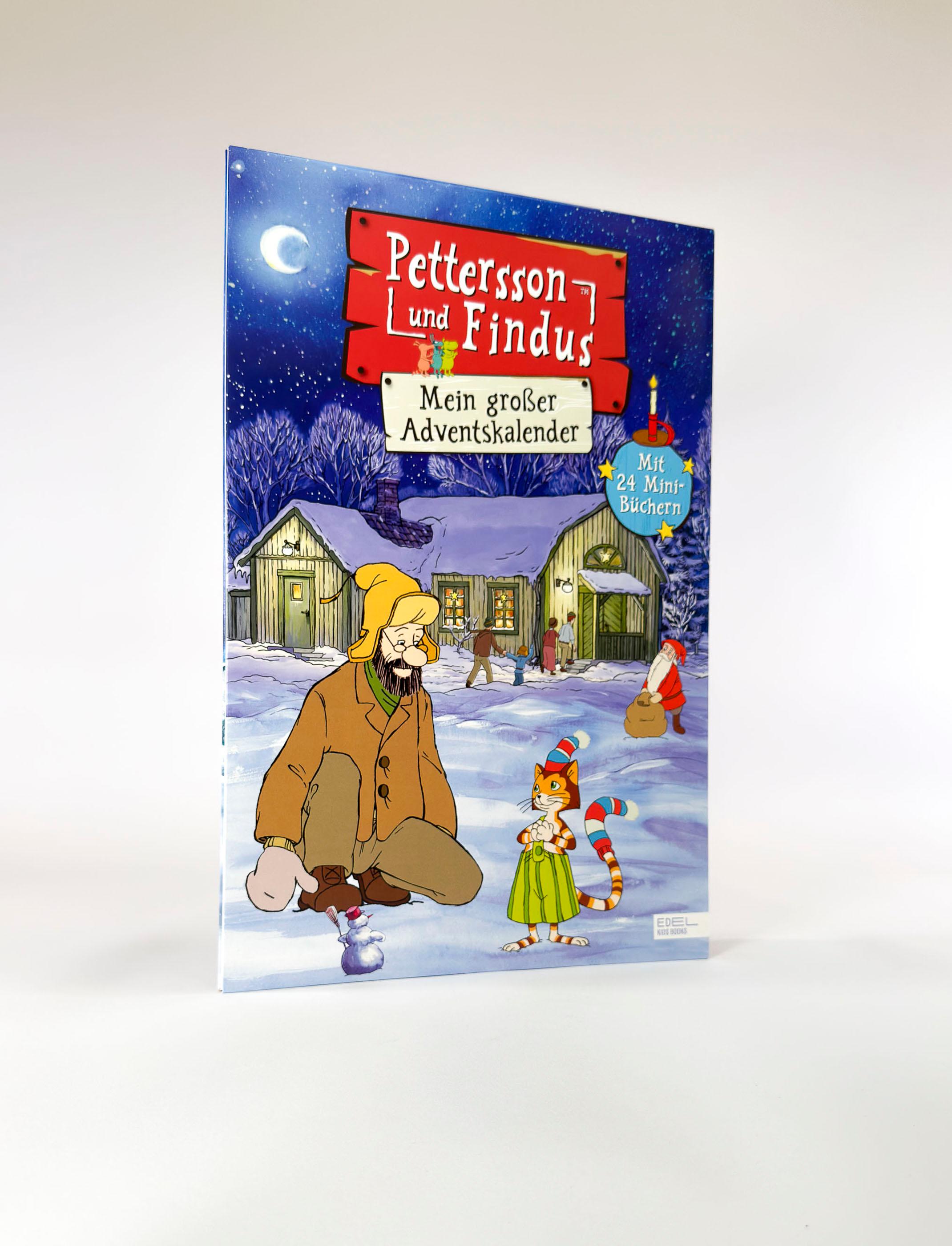 Beispielinhalt (Bild) Pettersson und Findus - Mein großer Adventskalender