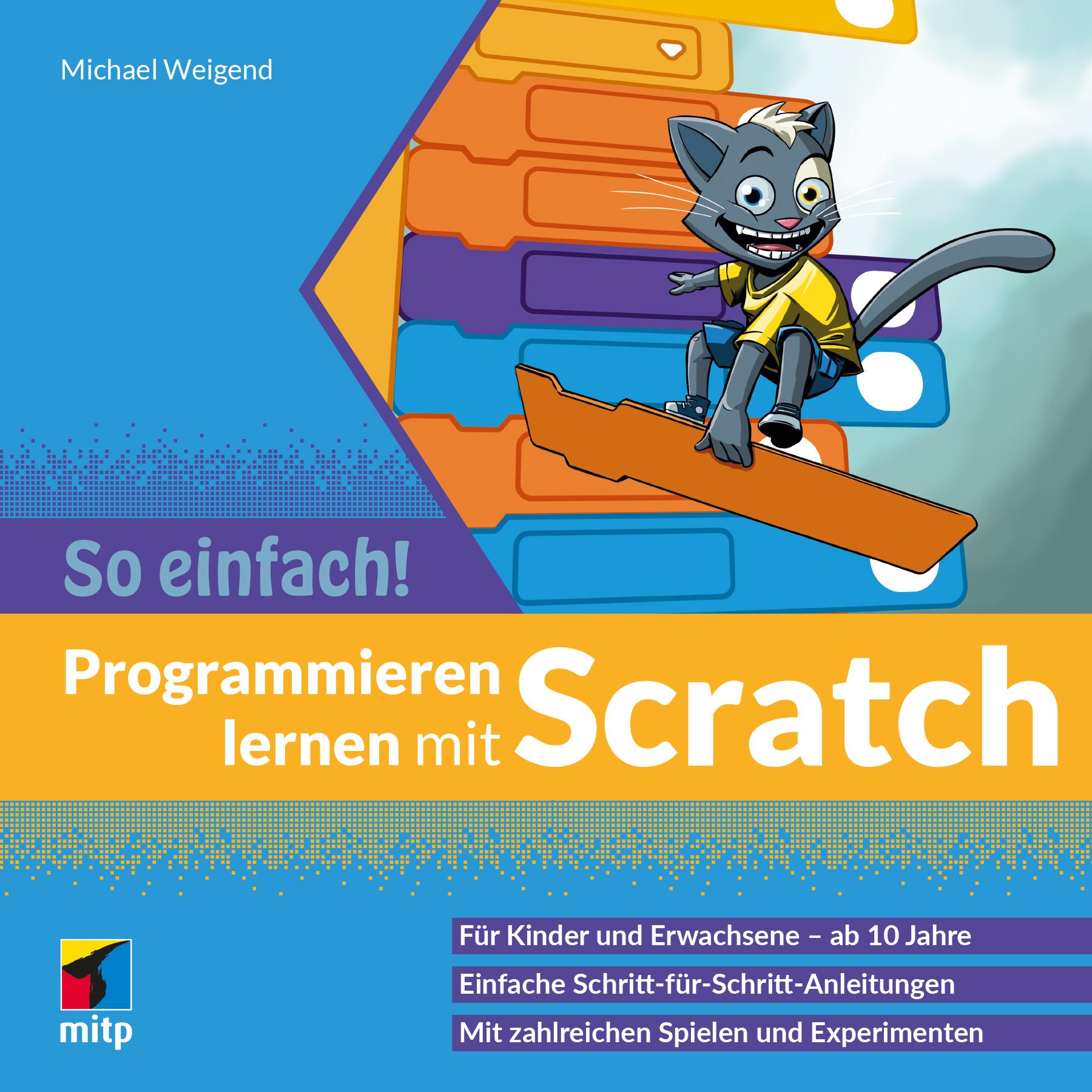 Vorderes Coverbild Programmieren lernen mit Scratch - So einfach!