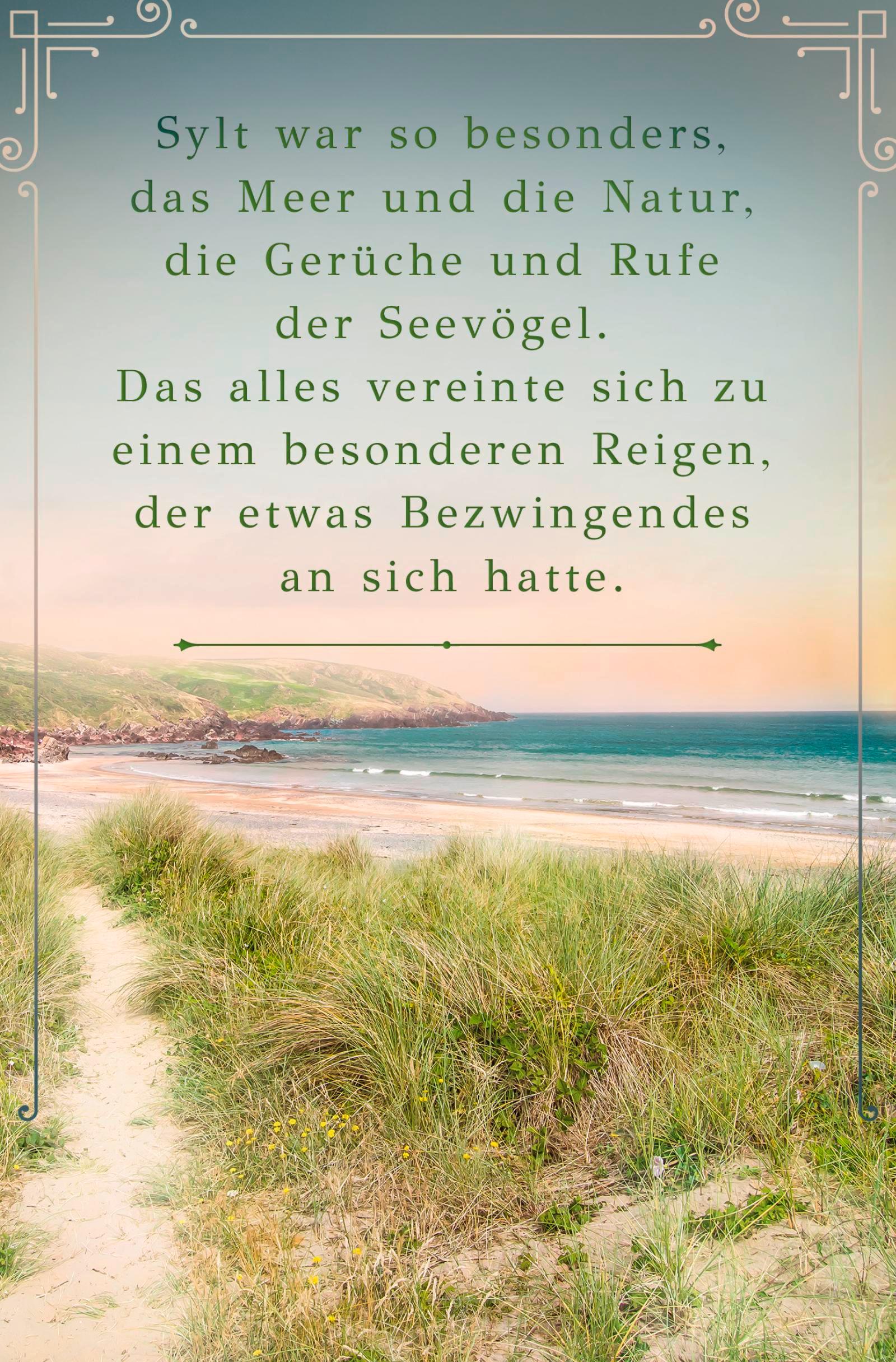 Beispielinhalt (Bild) Der Kaffeegarten. Das Leuchten der See