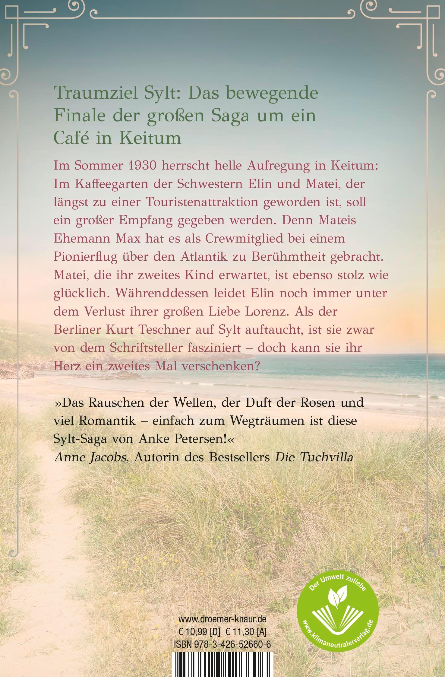 Rückseitencover Der Kaffeegarten. Das Leuchten der See