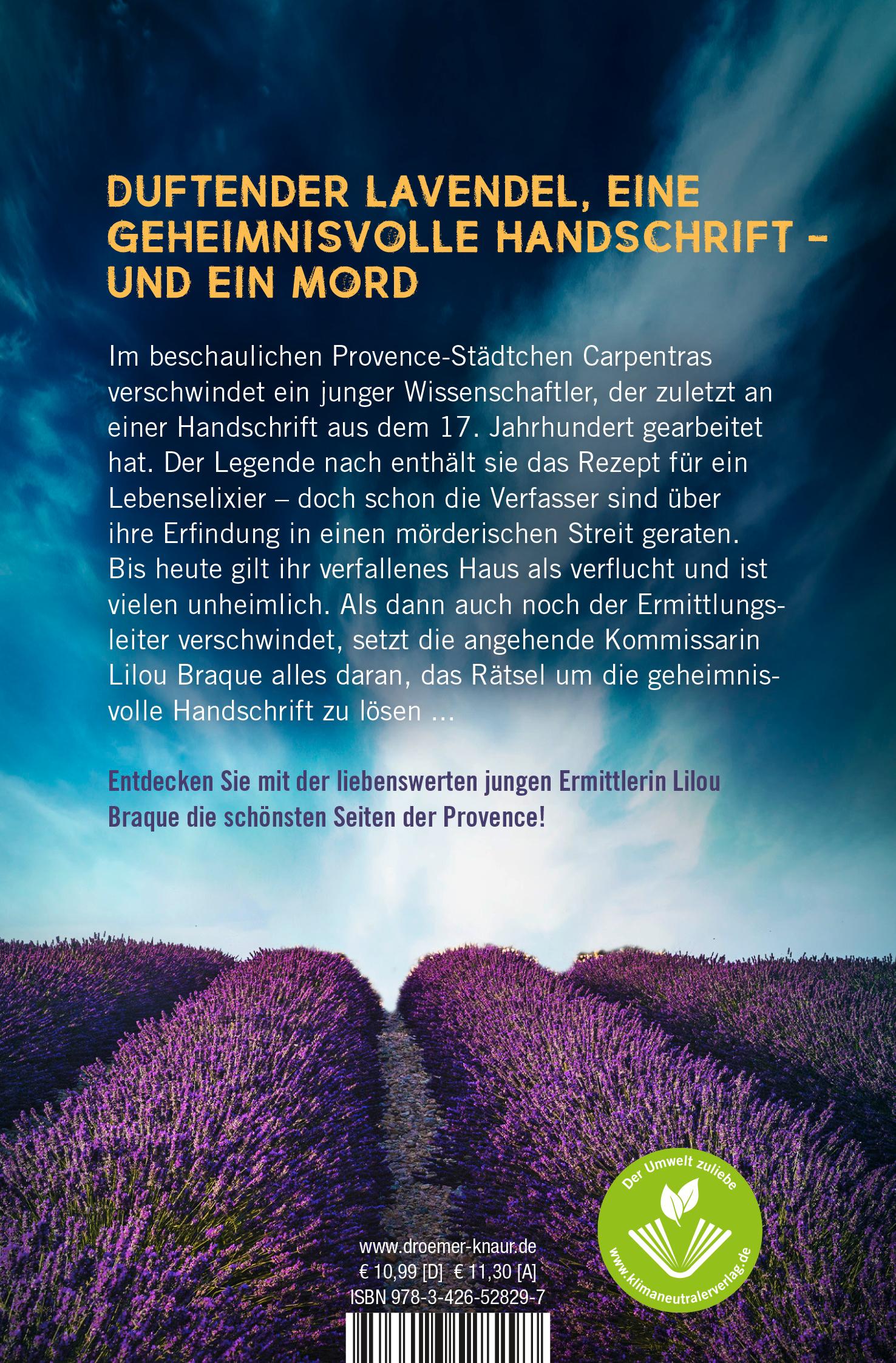 Rückseitencover Lavendel-Grab