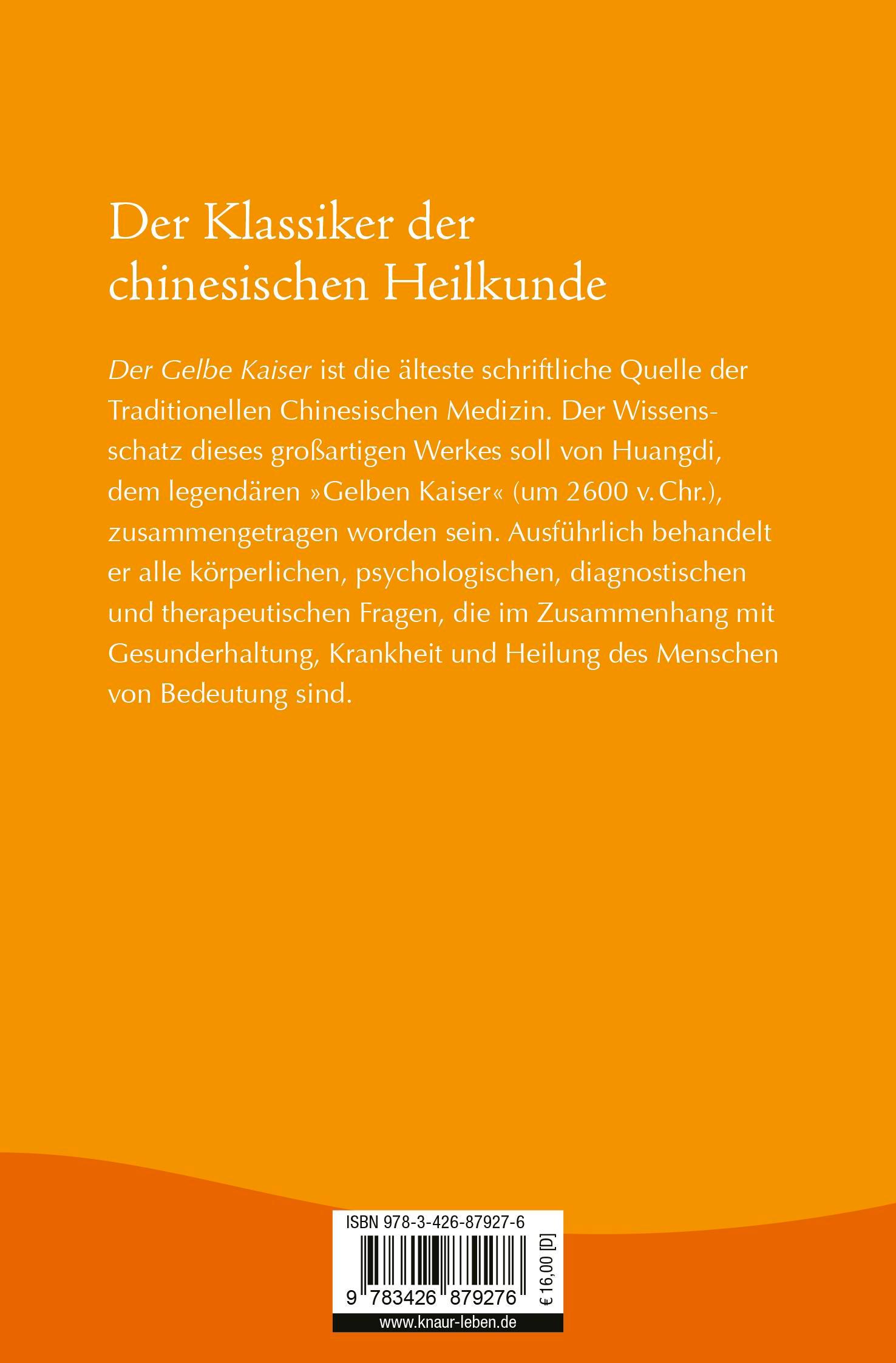 Rückseitencover Der Gelbe Kaiser