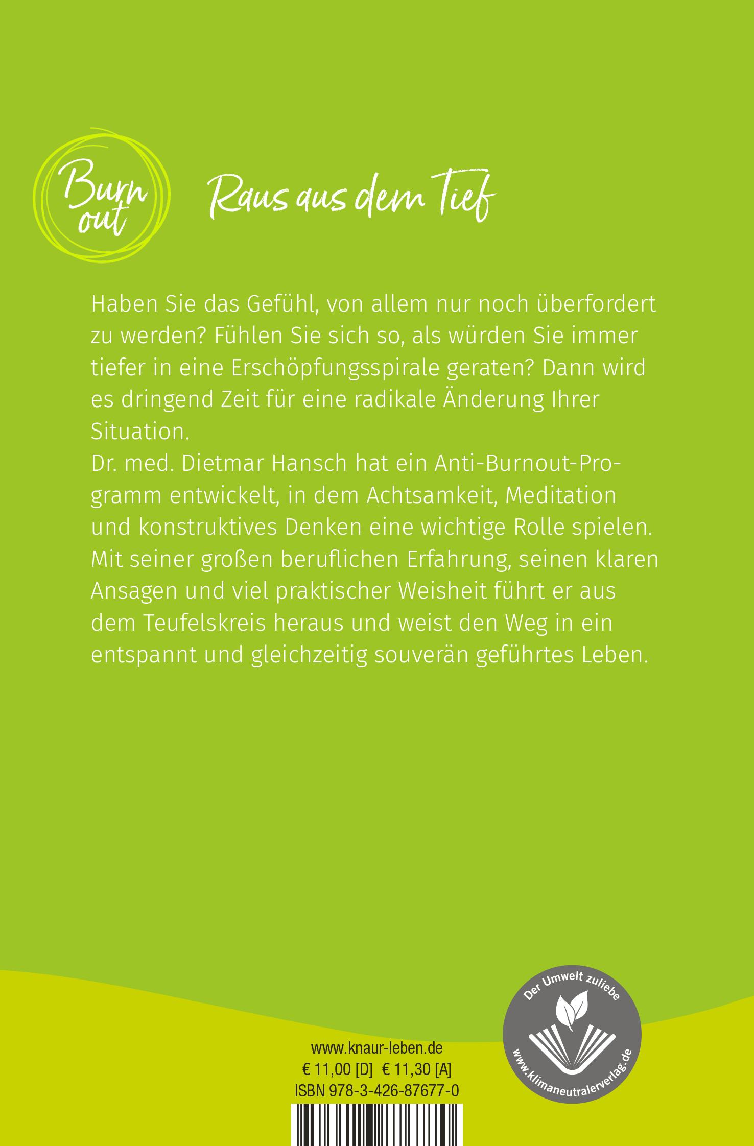 Rückseitencover Burnout