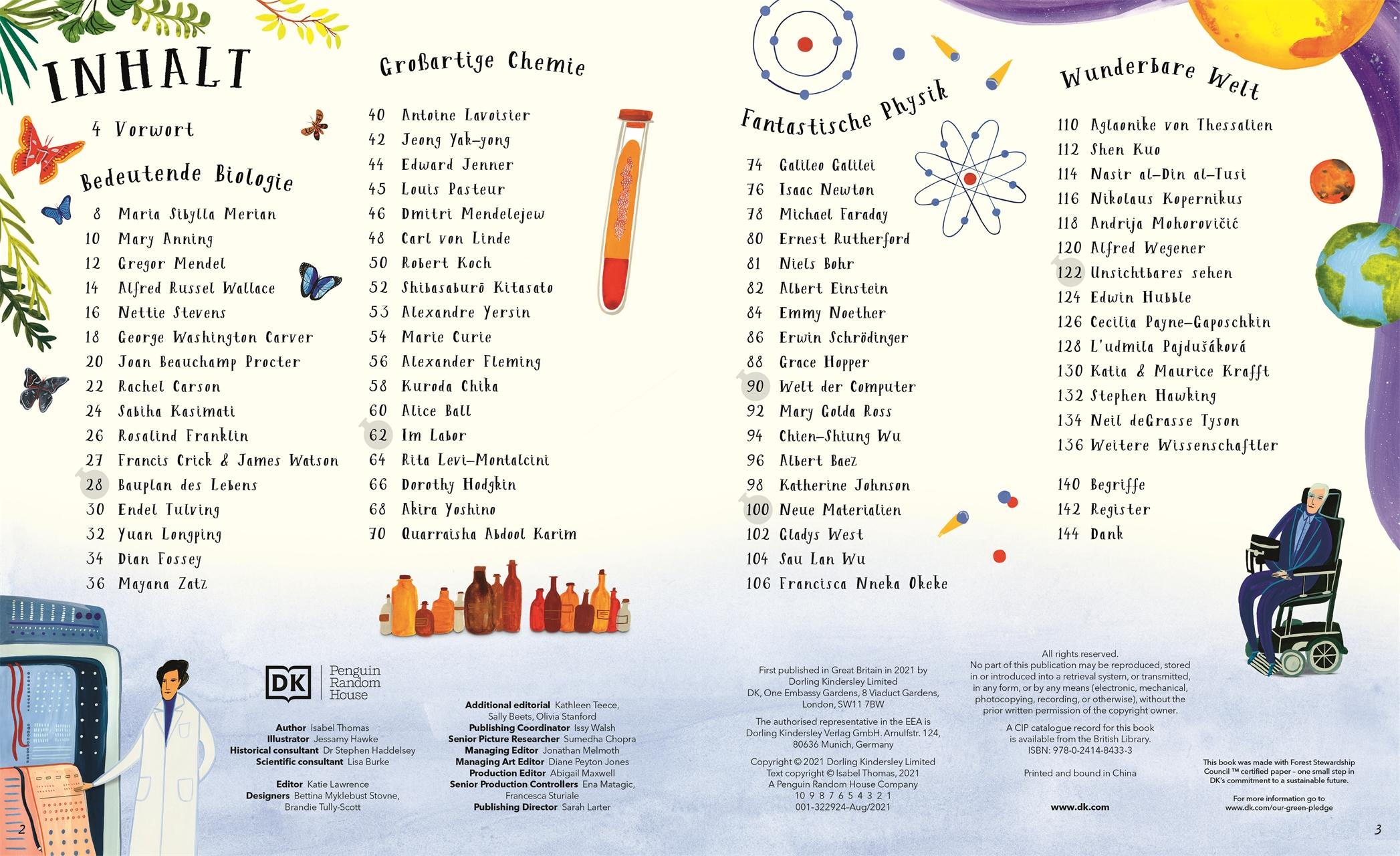 Beispielinhalt (Bild) Geniale Köpfe der Naturwissenschaften