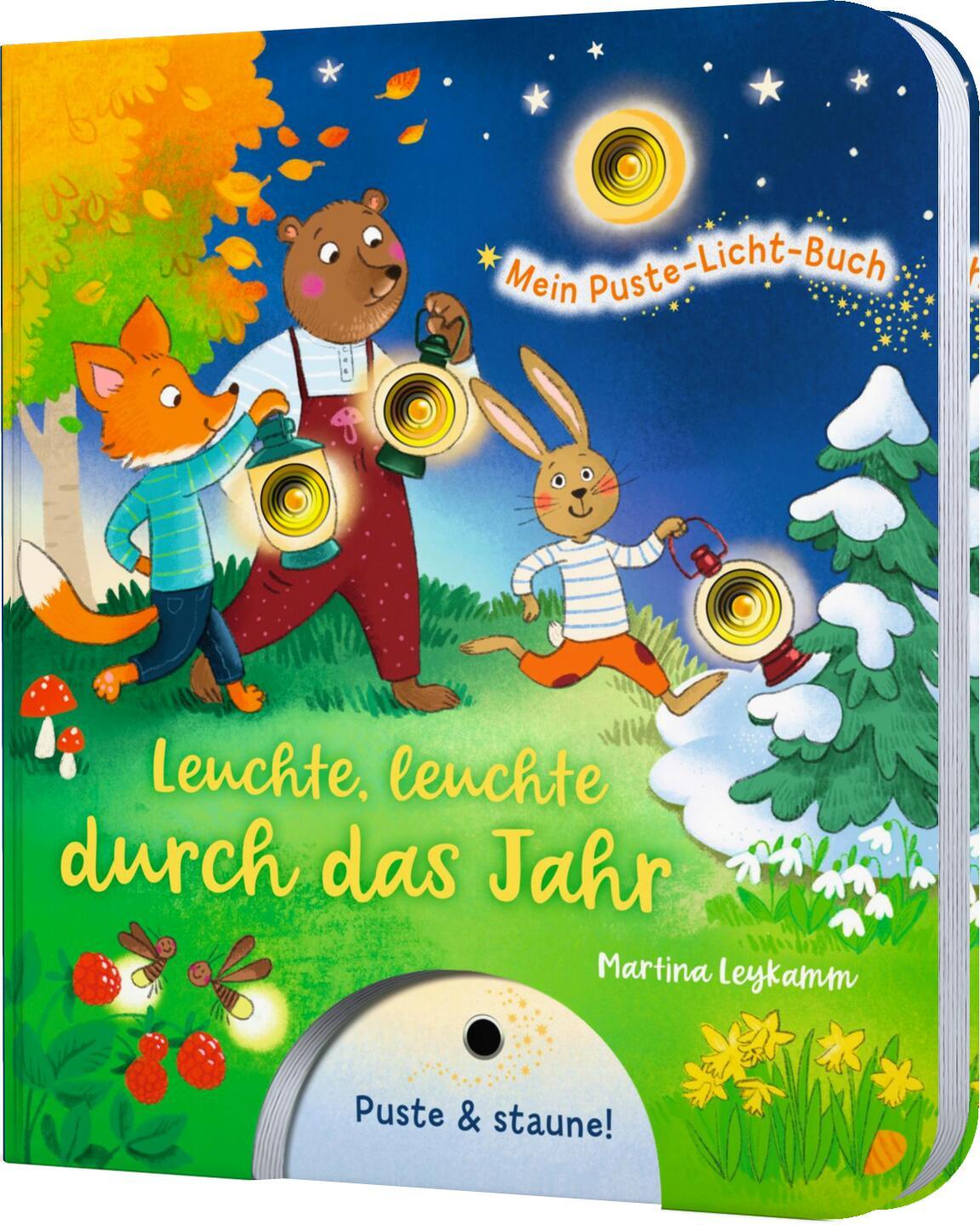 Vorderes Coverbild Mein Puste-Licht-Buch: Leuchte, leuchte durch das Jahr