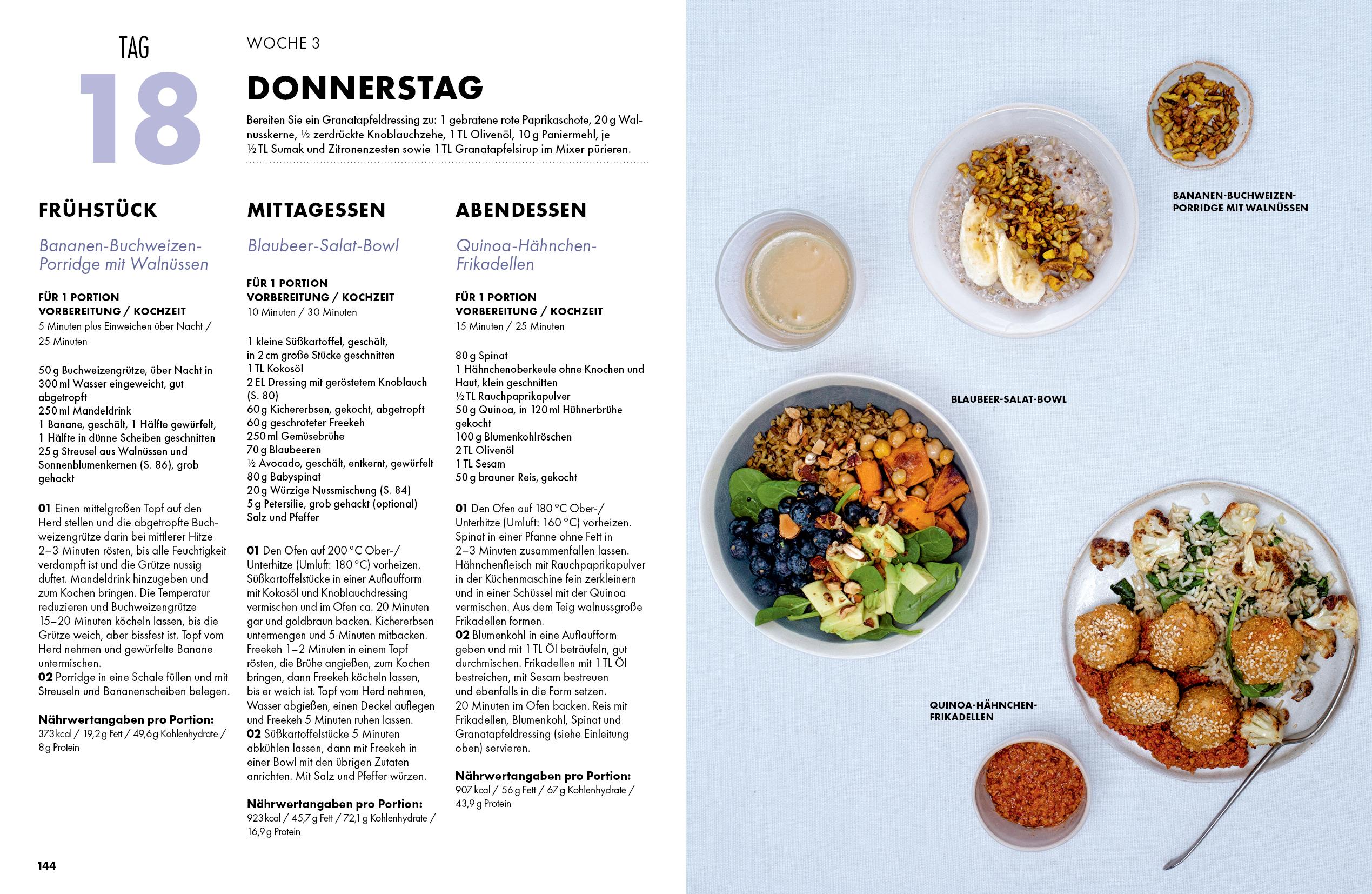 Beispielinhalt (Bild) Das Kochbuch fürs Immunsystem