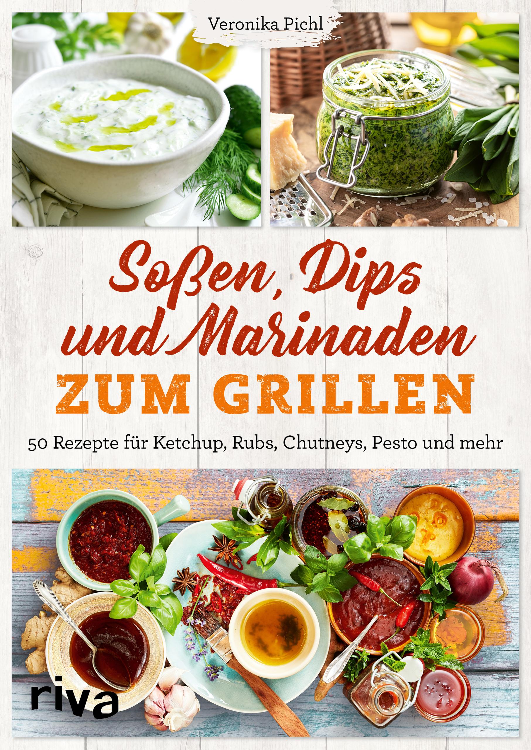 Vorderes Coverbild Soßen, Dips und Marinaden zum Grillen